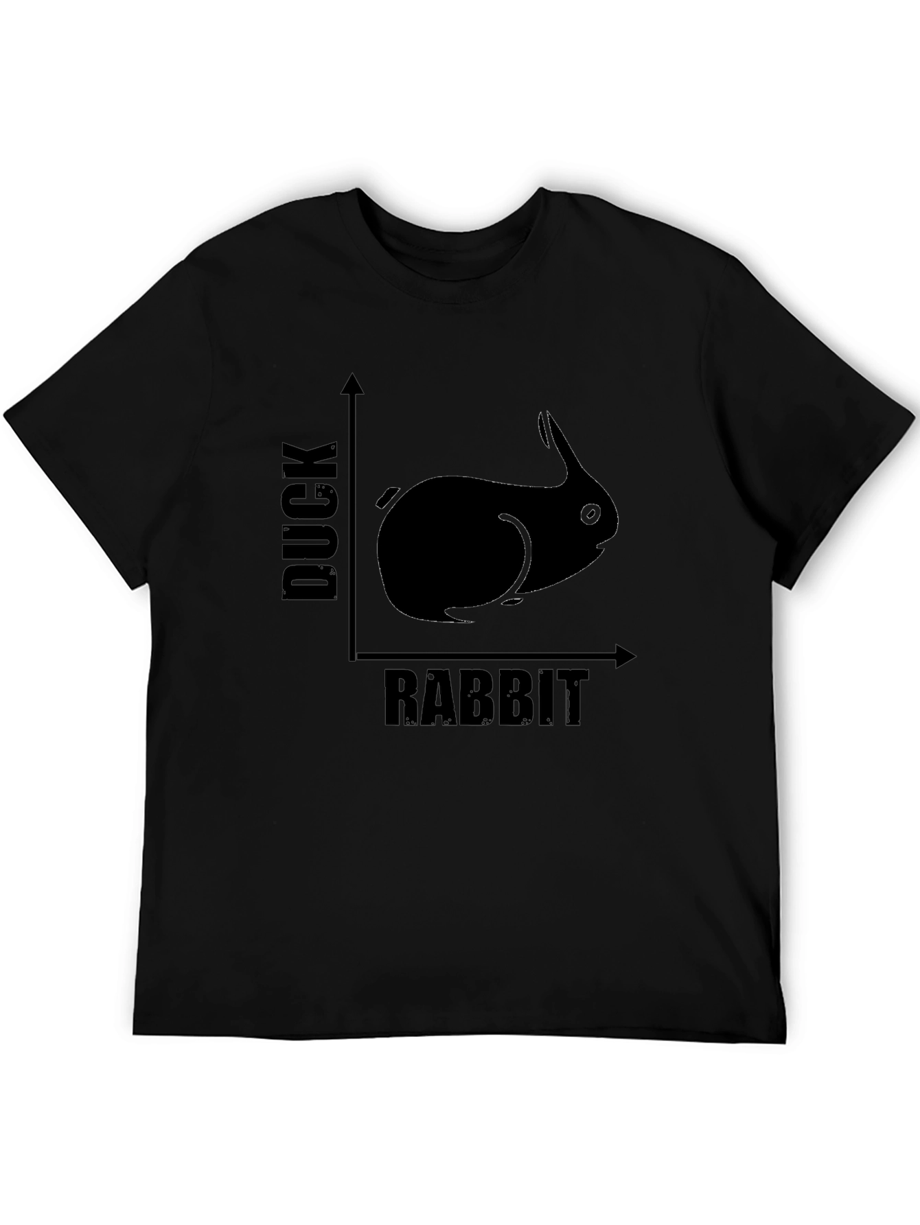 Duck Rabbit Illusion T-Shirt - Funny Optical Graphic Tee