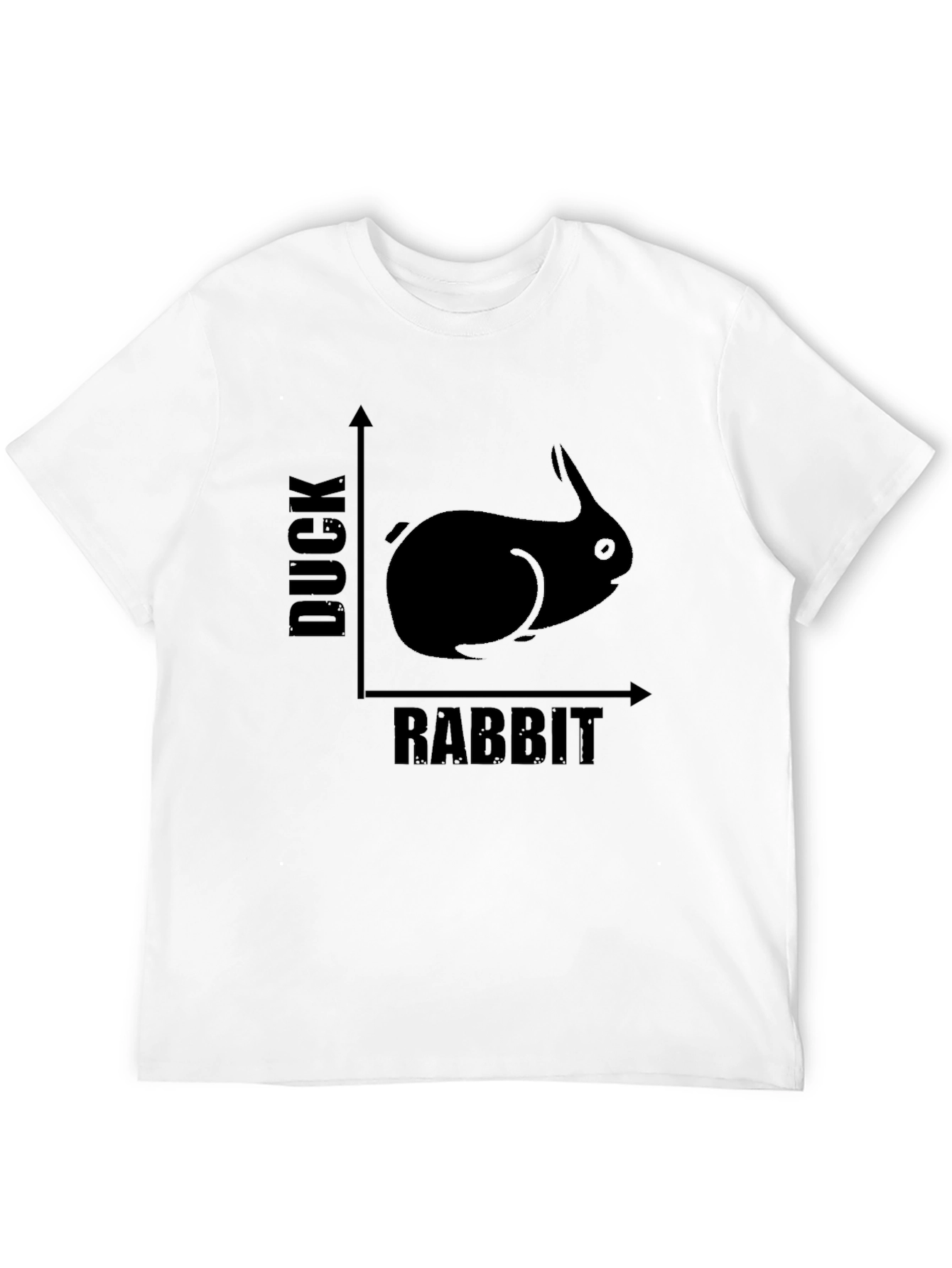 Duck Rabbit Illusion T-Shirt - Funny Optical Graphic Tee