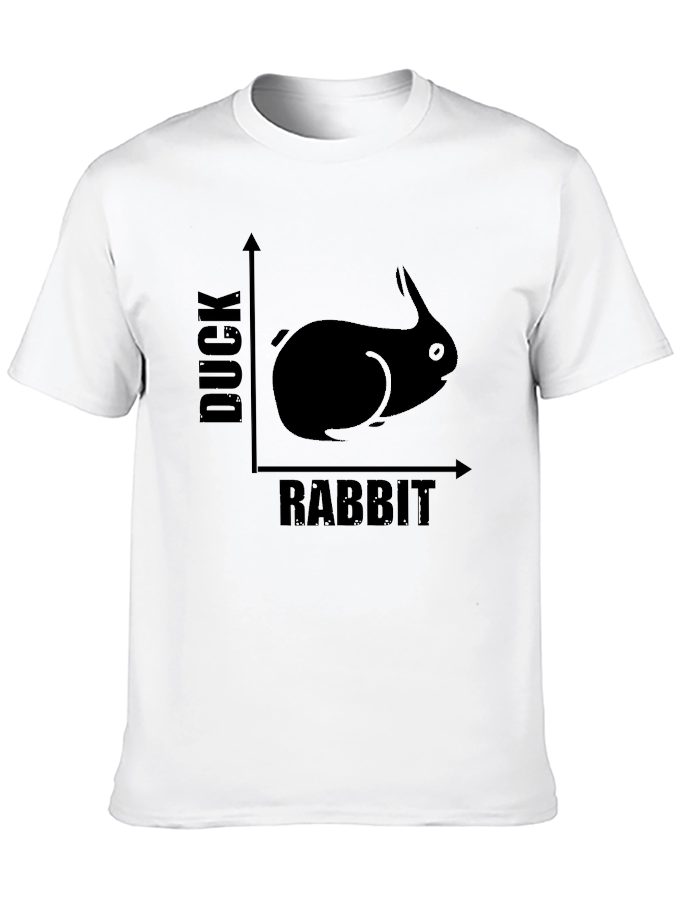 Duck Rabbit Illusion T-Shirt - Funny Optical Graphic Tee