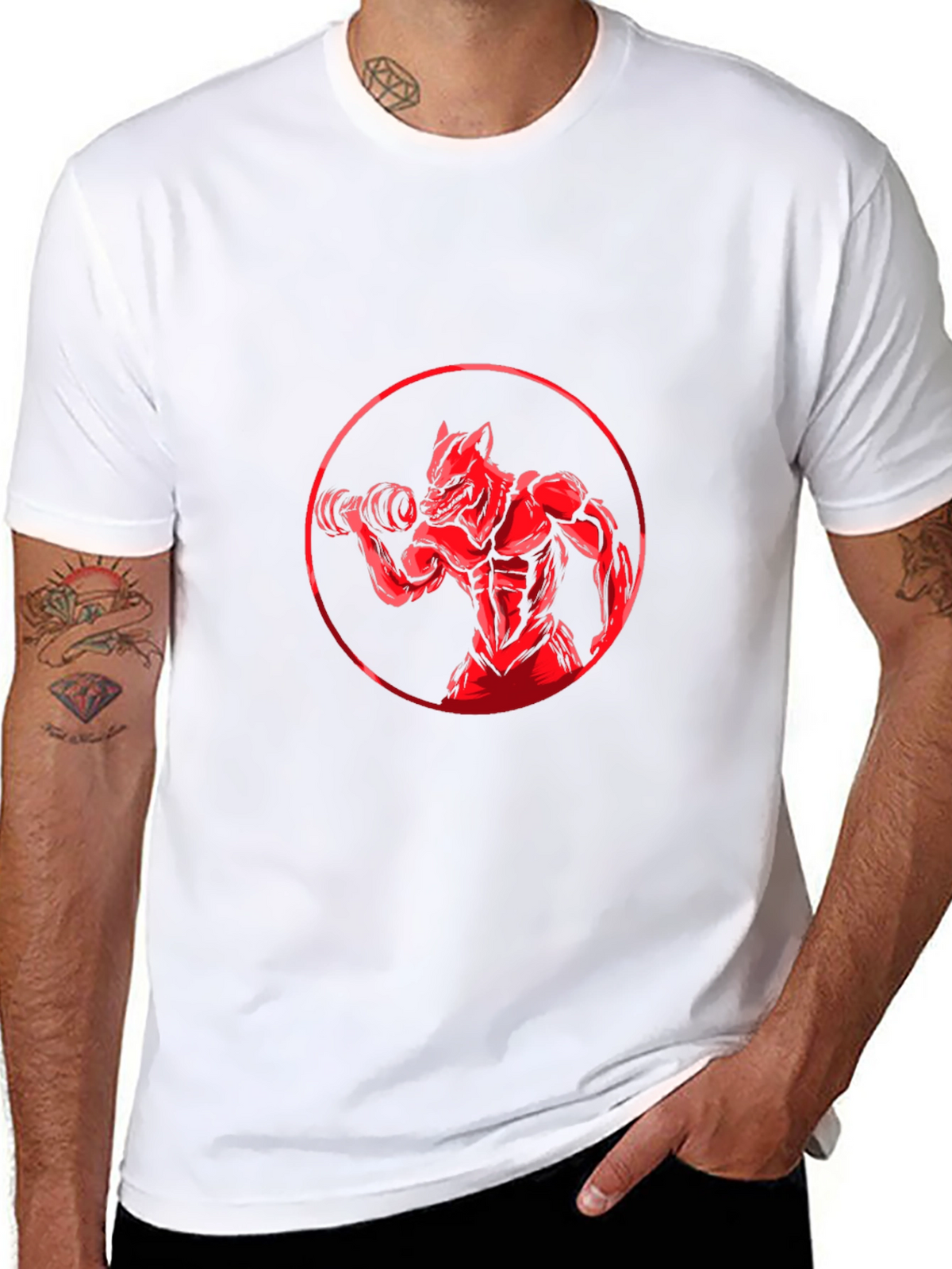 Red Wolf Gym T-Shirt