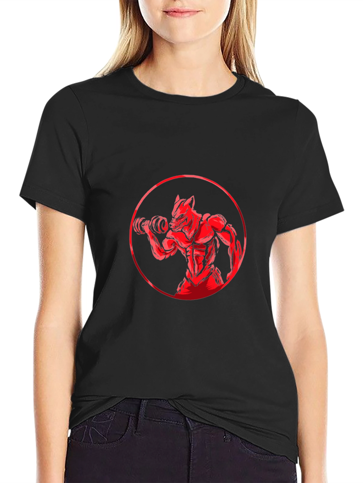 Red Wolf Gym T-Shirt
