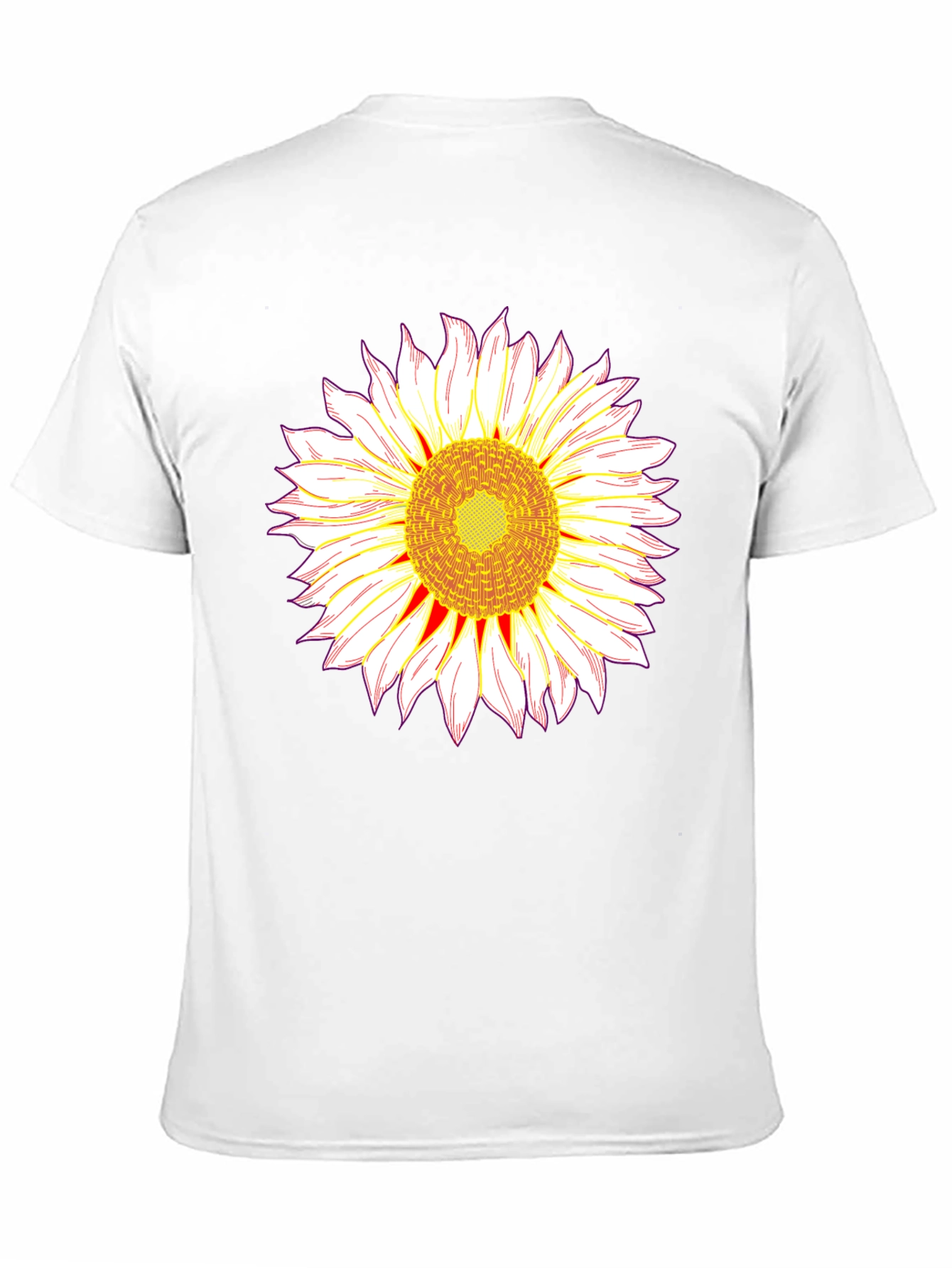 Sunflower Graphic T-Shirt - Bold Black Tee