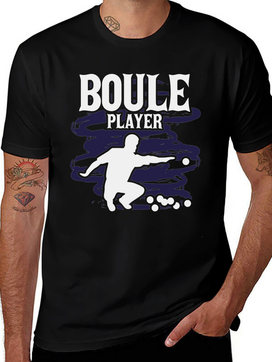 Boule Player Graphic T-Shirt - Stylish Design