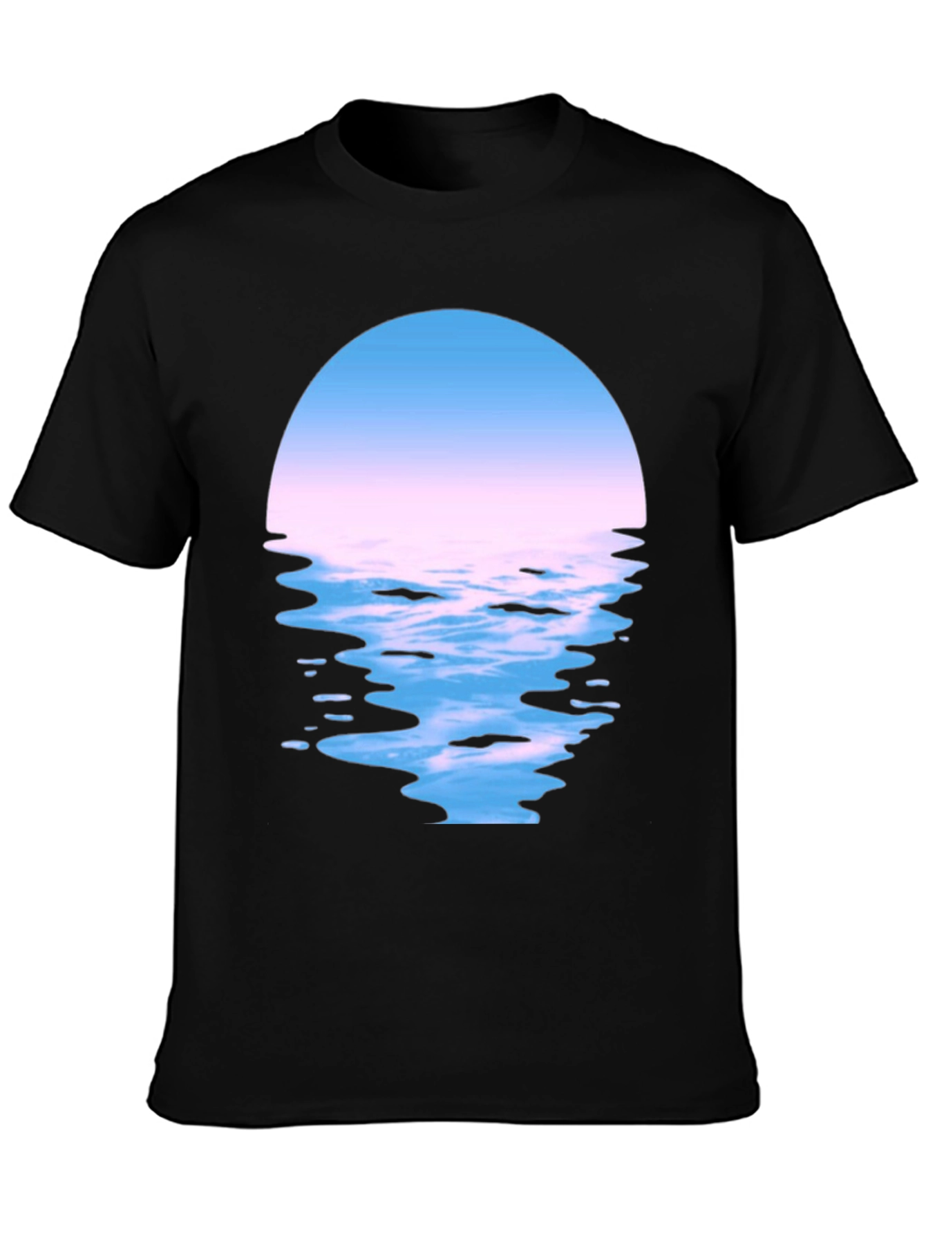 Sunset Reflection Graphic Tee - Soft Cotton