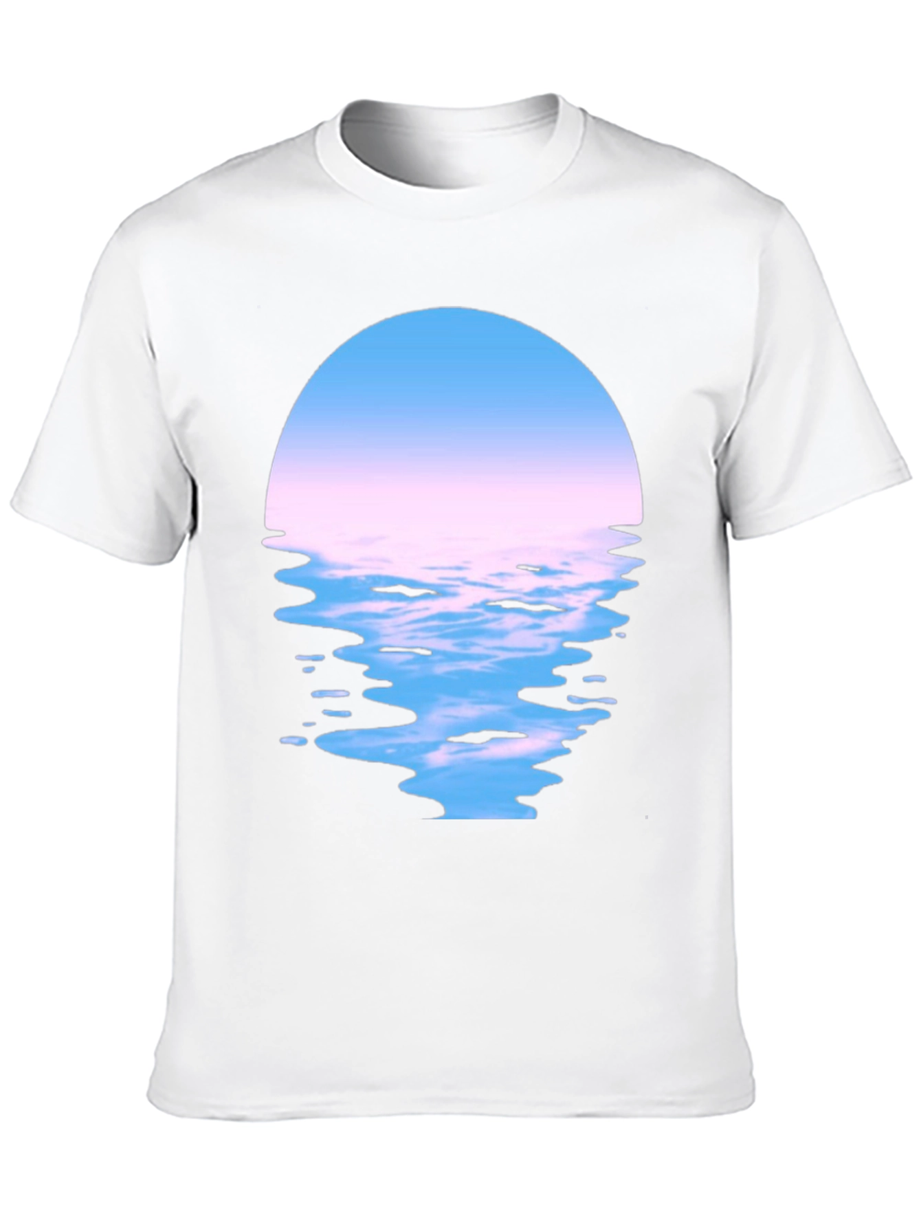 Sunset Reflection Graphic Tee - Soft Cotton