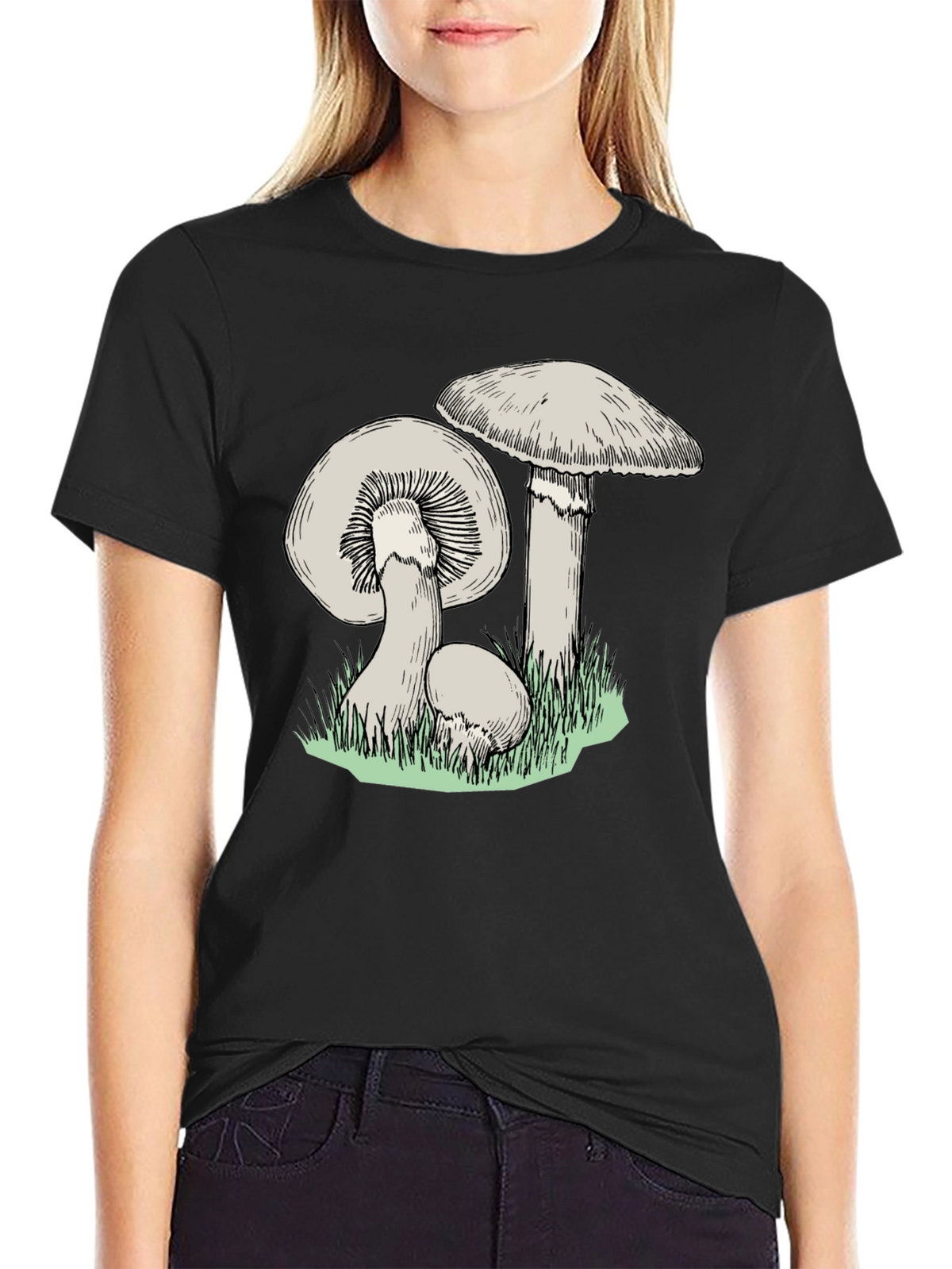 Mushroom Print T-Shirt