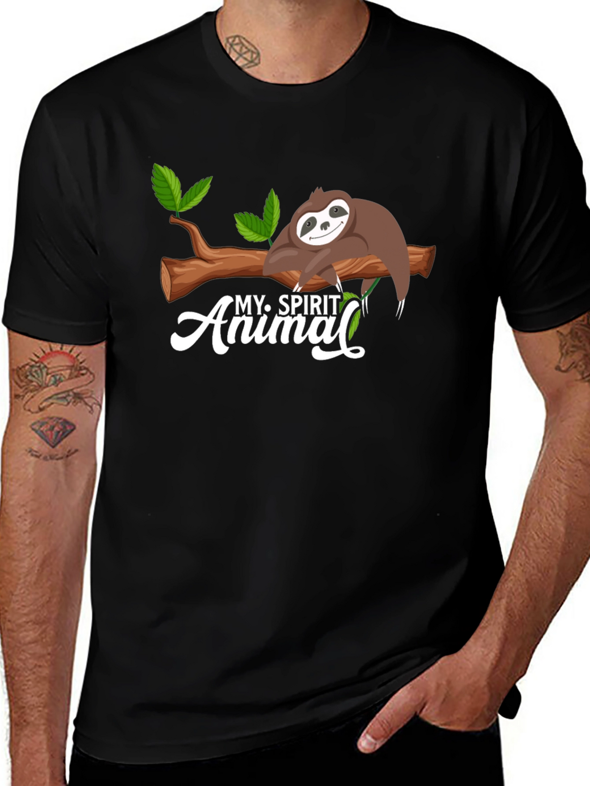 My Spirit Animal Sloth Graphic T-Shirt