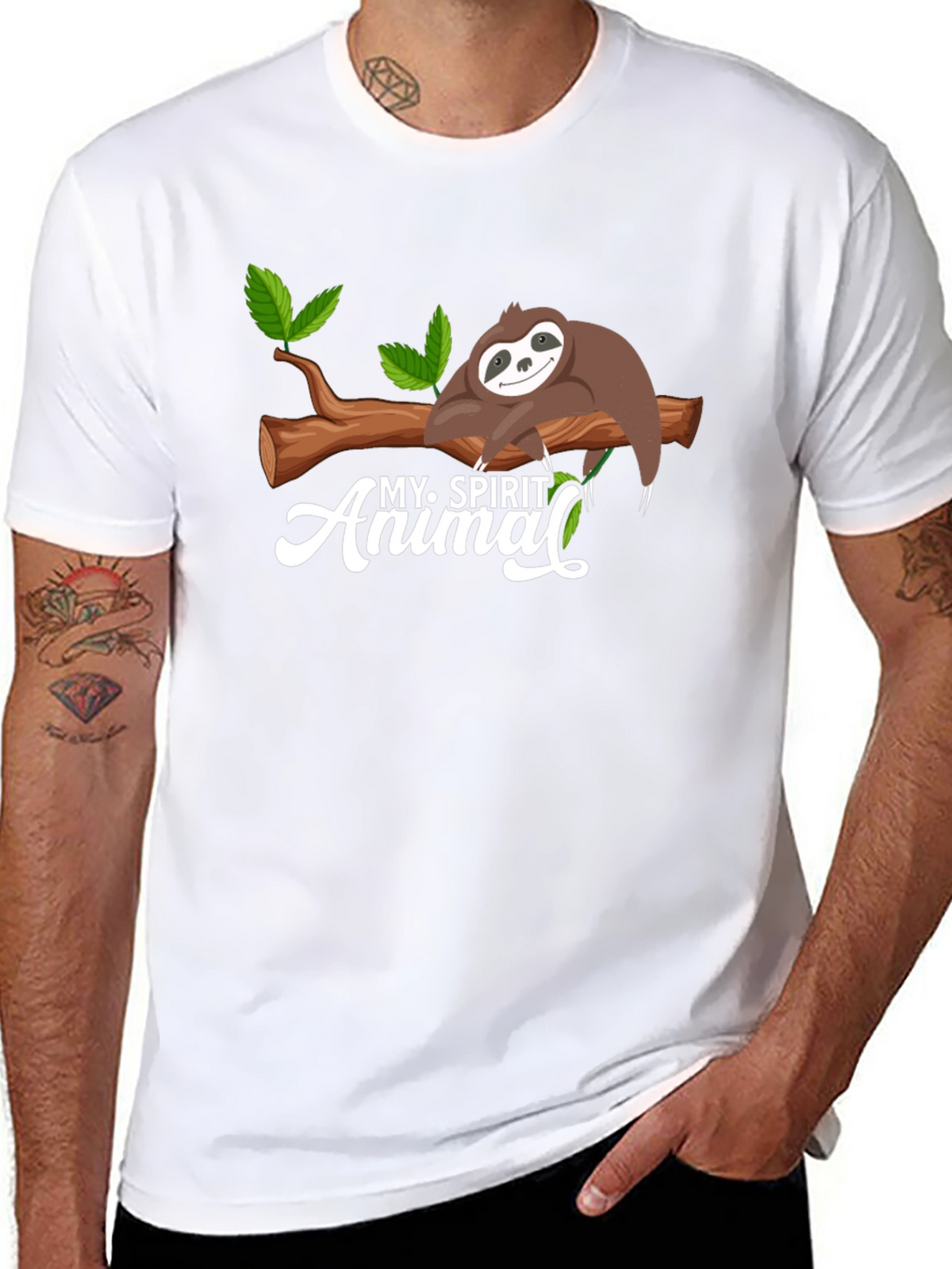 My Spirit Animal Sloth Graphic T-Shirt