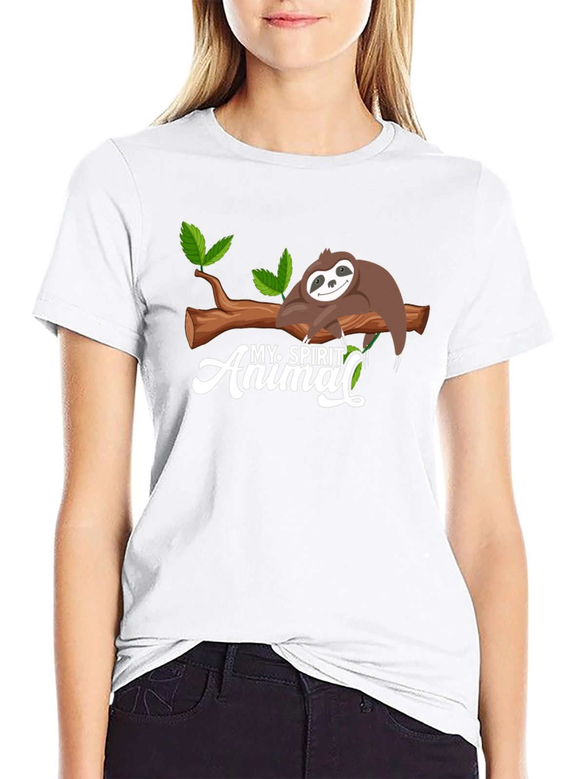 My Spirit Animal Sloth Graphic T-Shirt