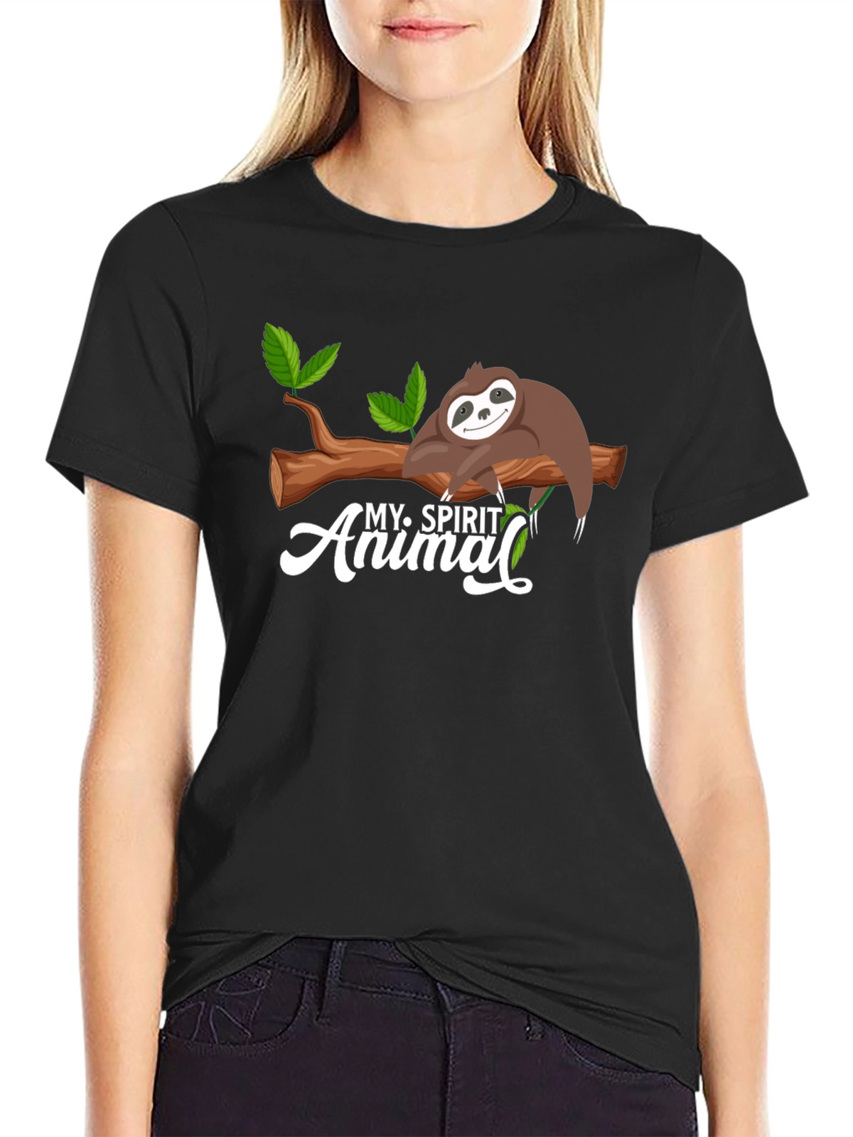 My Spirit Animal Sloth Graphic T-Shirt