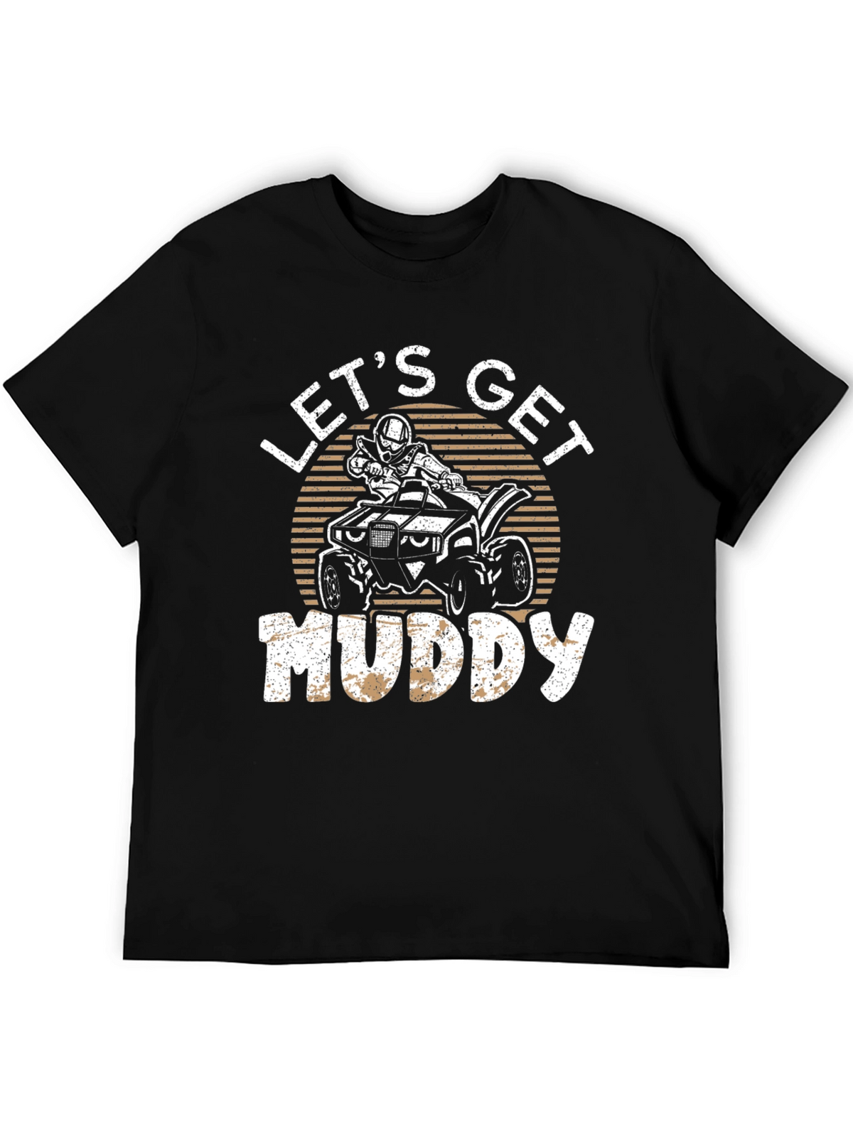 Lets Get Muddy ATV T-Shirt - Black