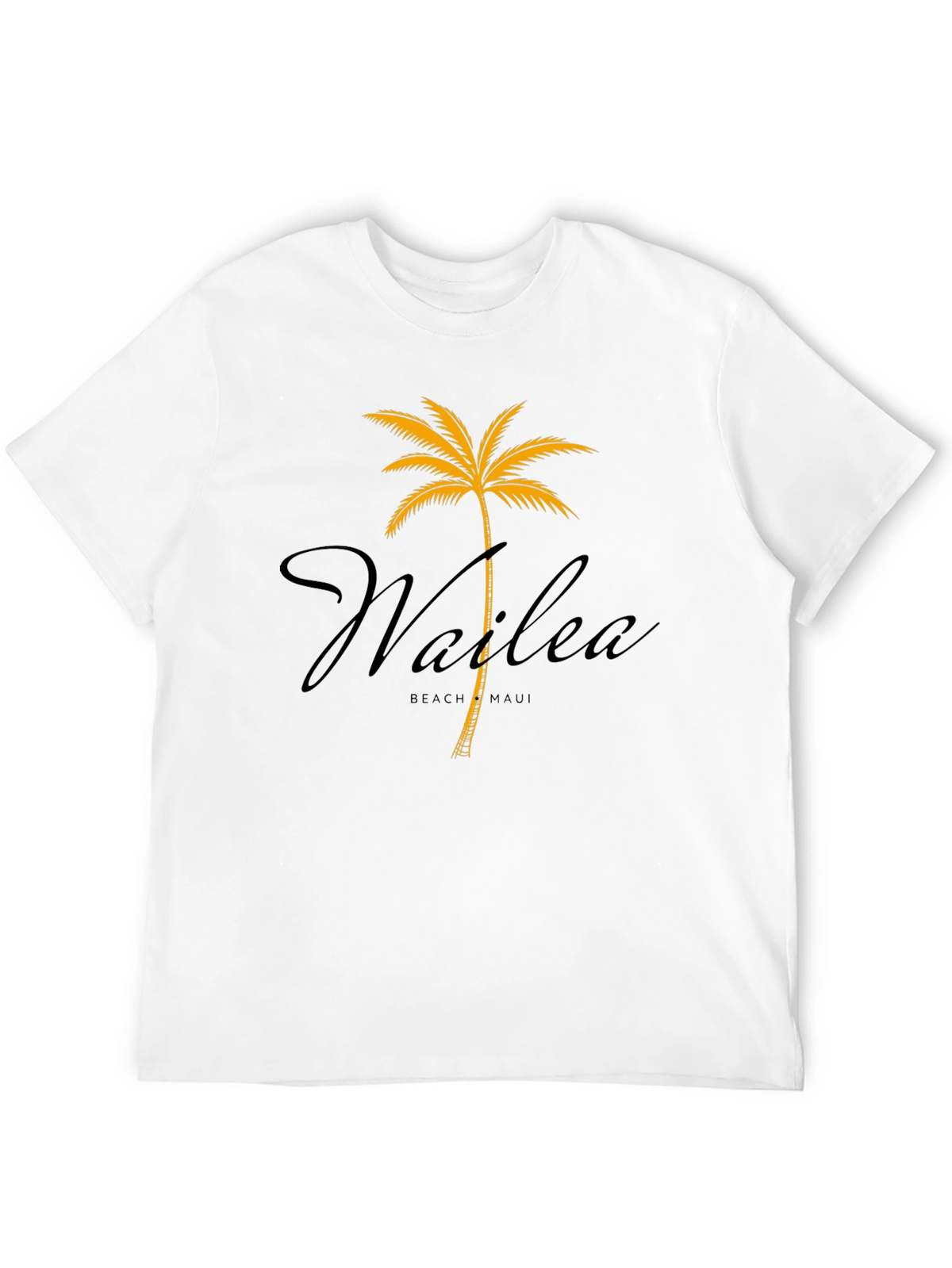 Wailea Beach Maui Palm Tree Graphic T-Shirt