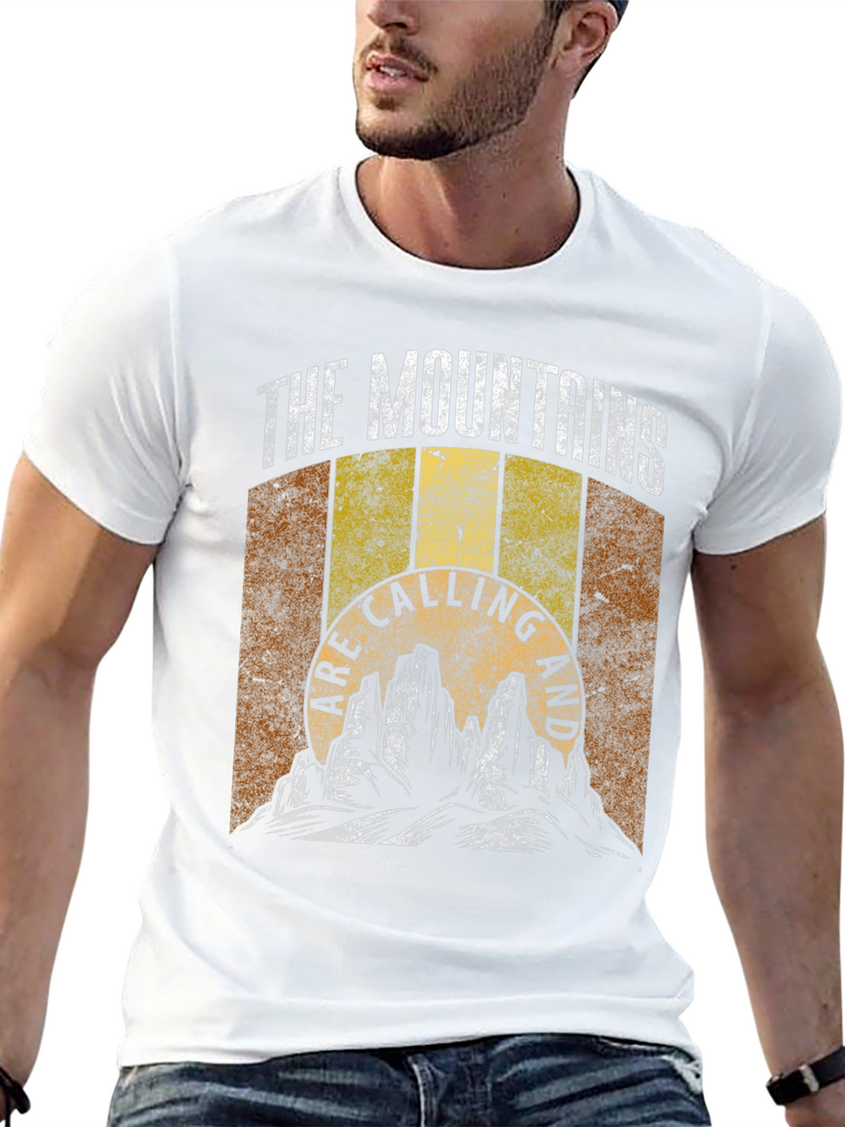 The Mountains Are Calling Graphic Tee