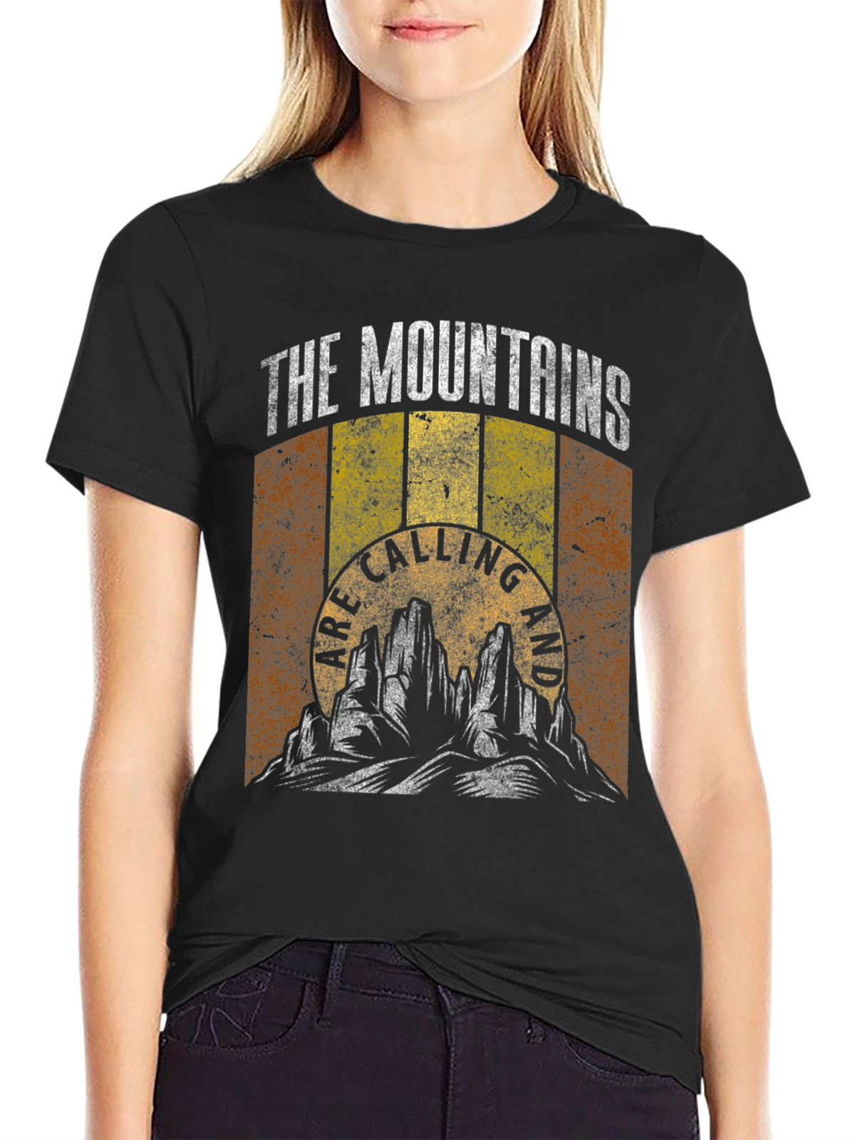 The Mountains Are Calling Graphic Tee