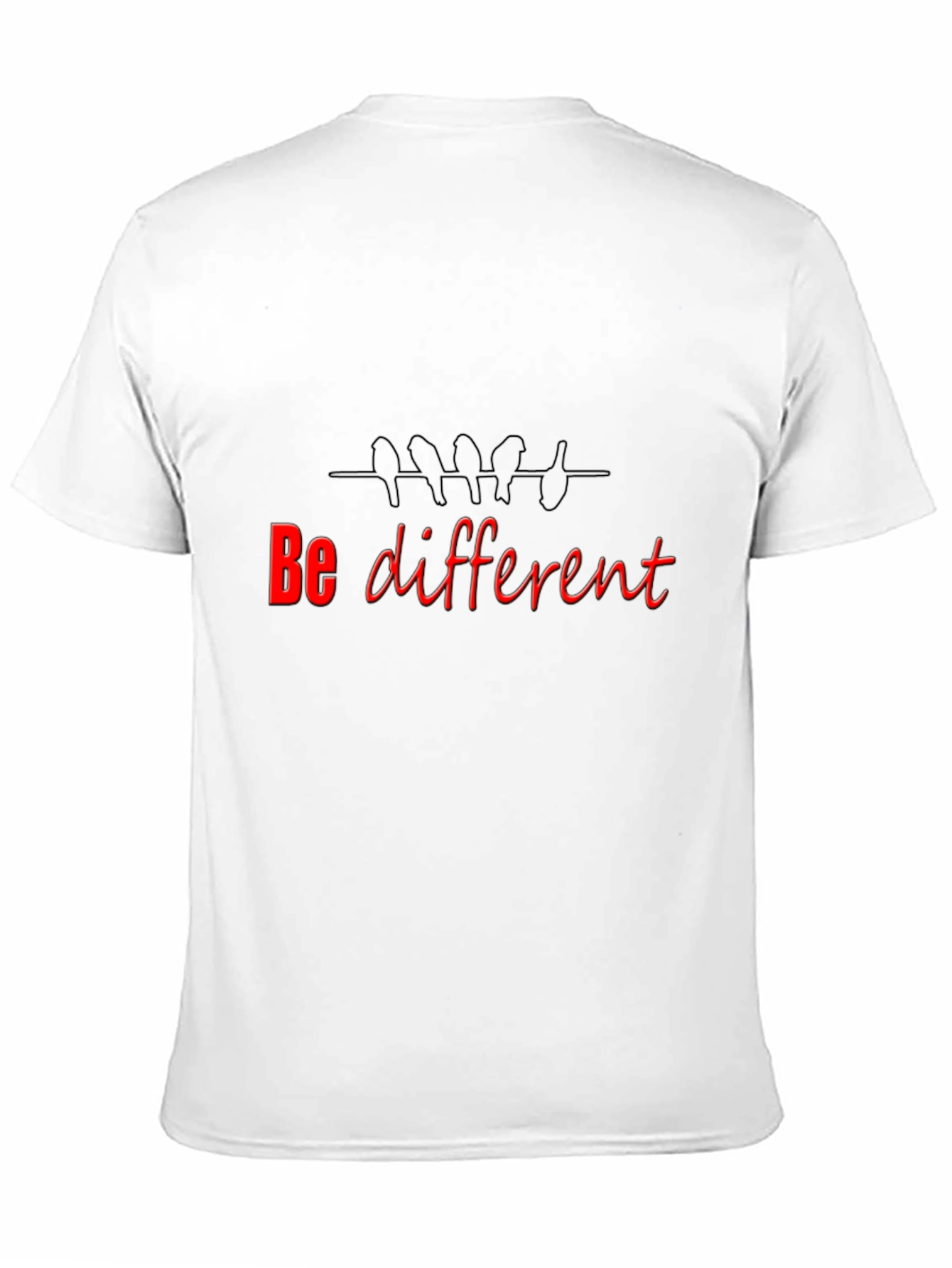 Be Different Black T-Shirt