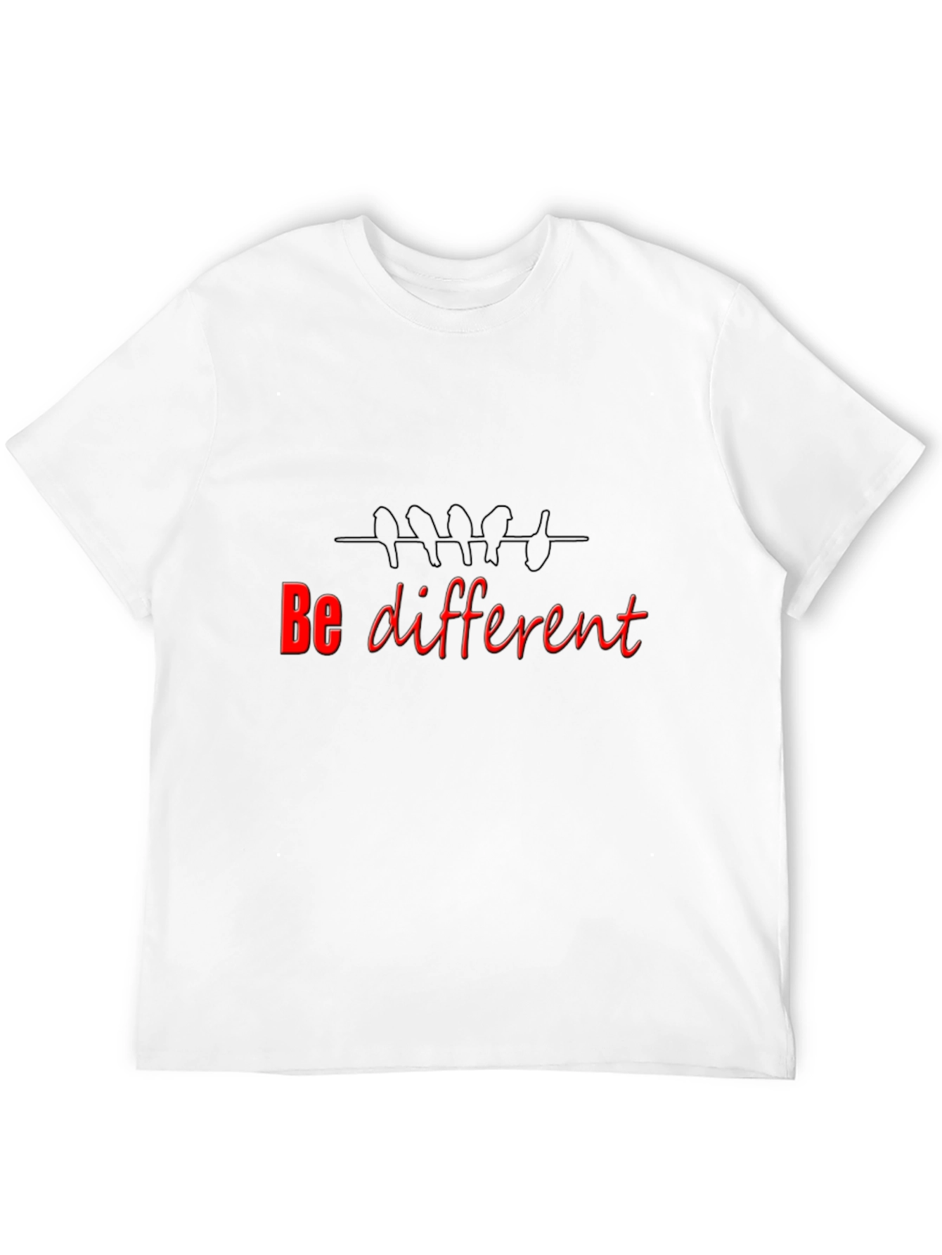 Be Different Black T-Shirt