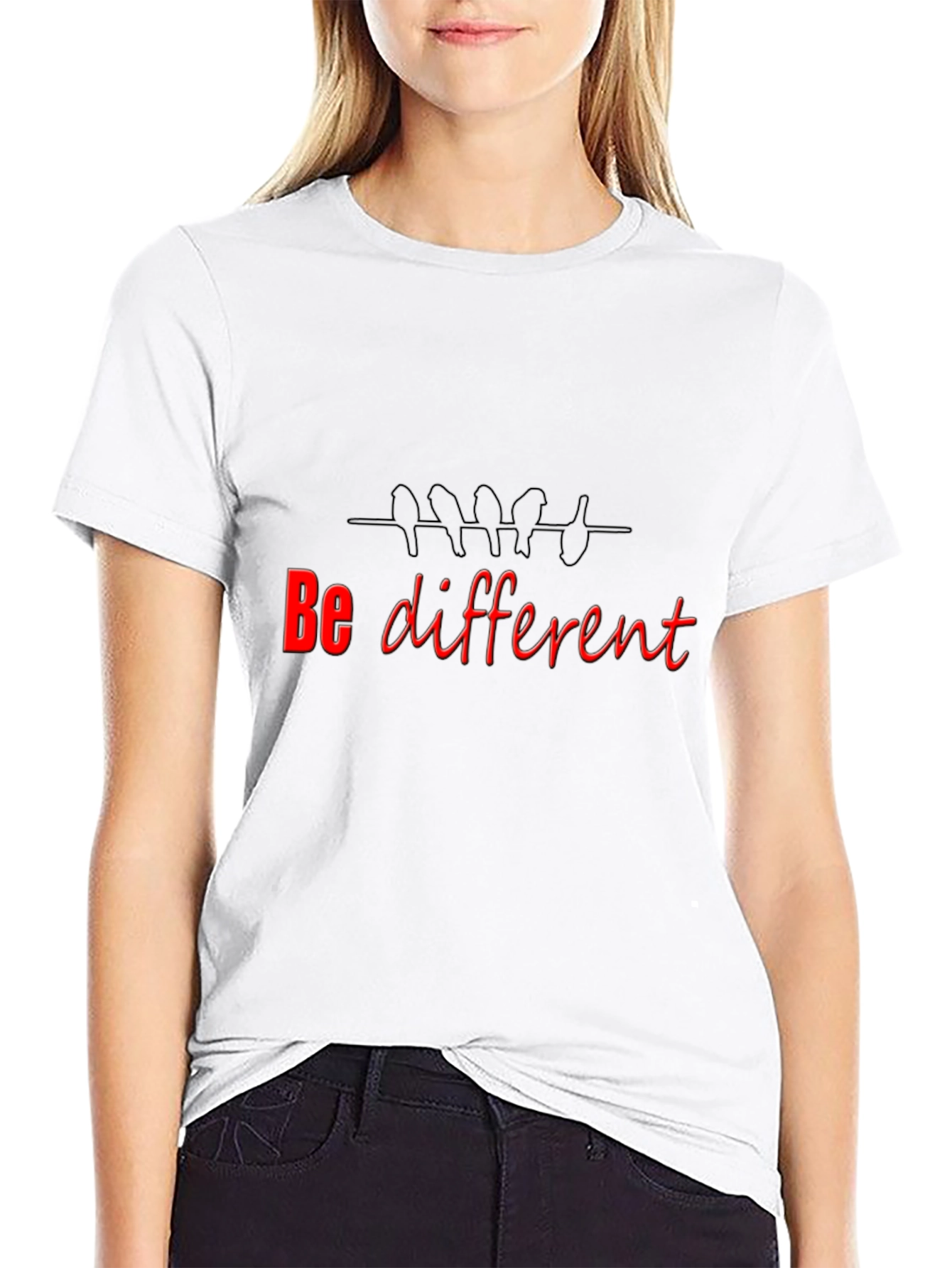 Be Different Black T-Shirt