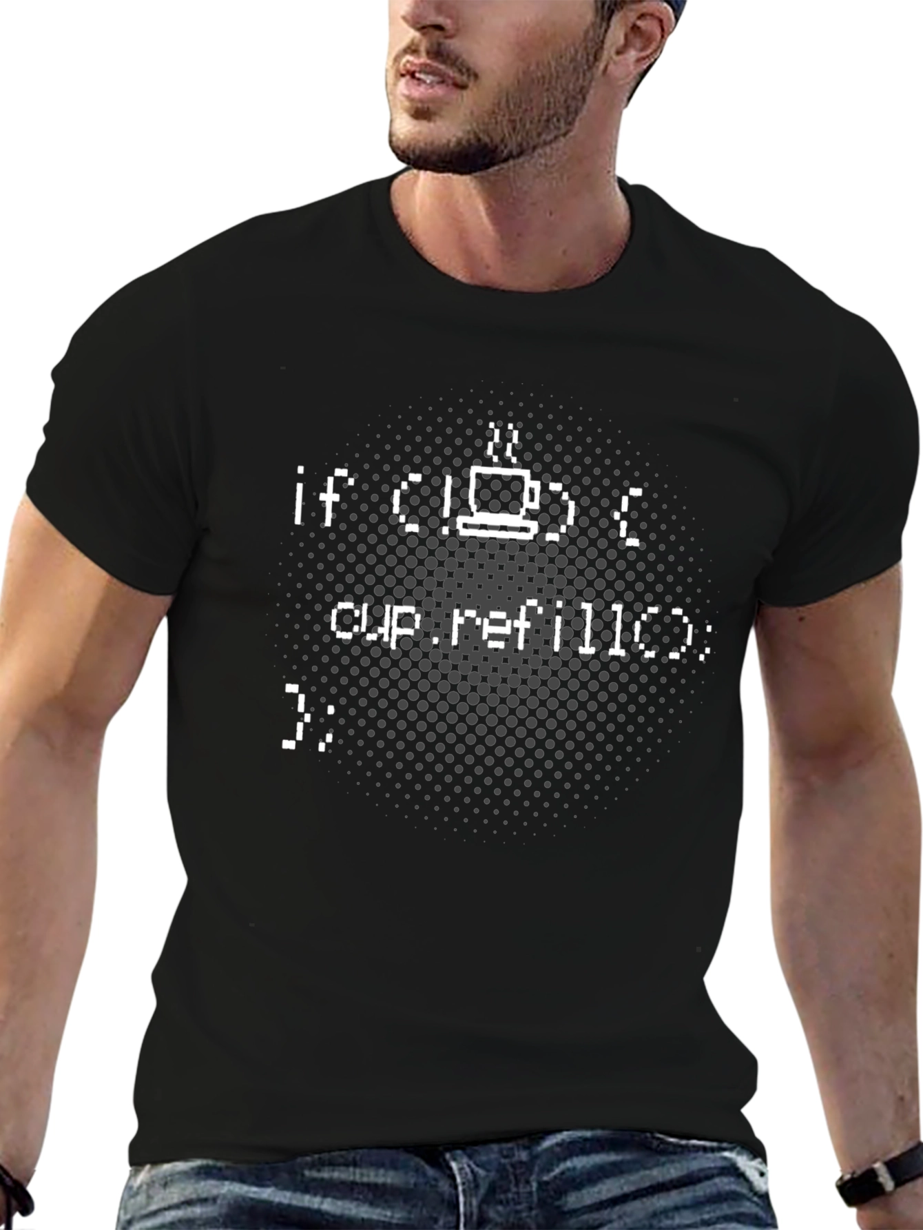 Programmer Coffee Refill Graphic Tee