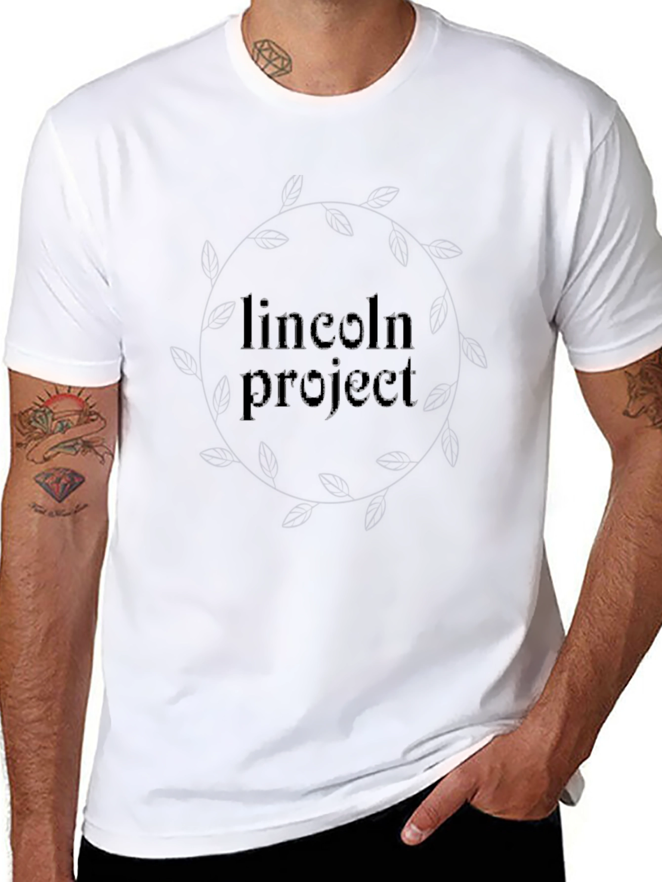 Lincoln Project Black Graphic Tee
