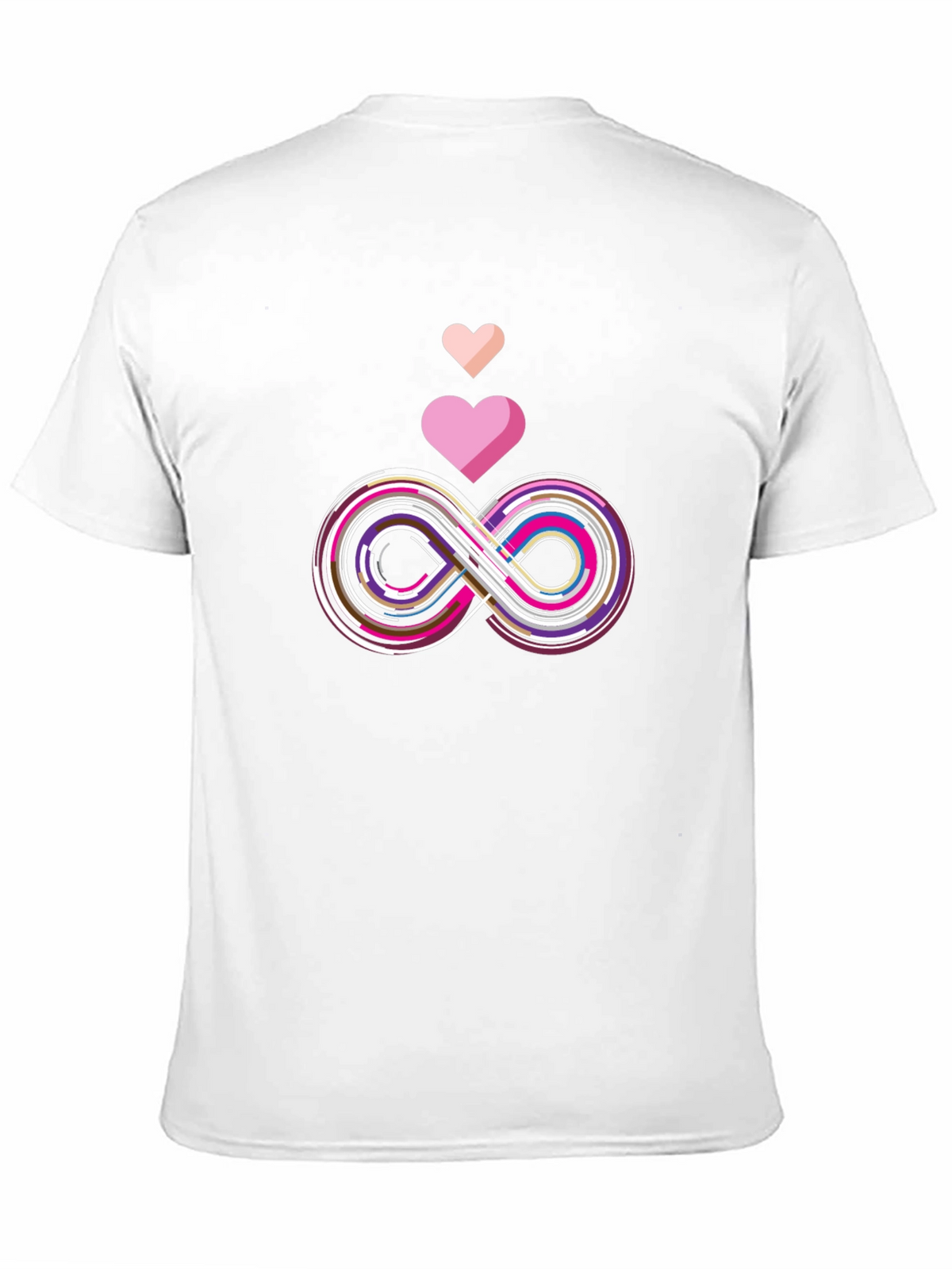 Infinity Love Graphic Tee - Stylish Black T-Shirt
