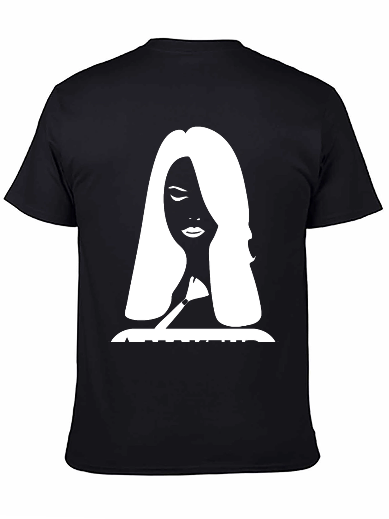 Silhouette Graphic Print Tee - Stylish Black T-Shirt