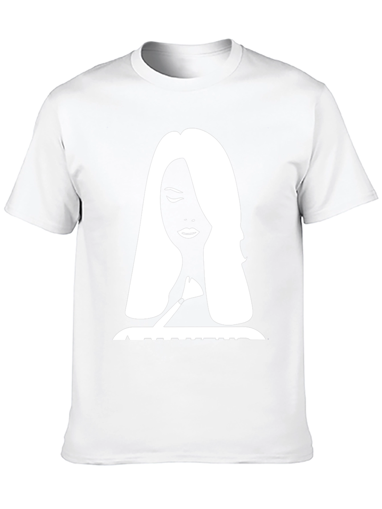 Silhouette Graphic Print Tee - Stylish Black T-Shirt