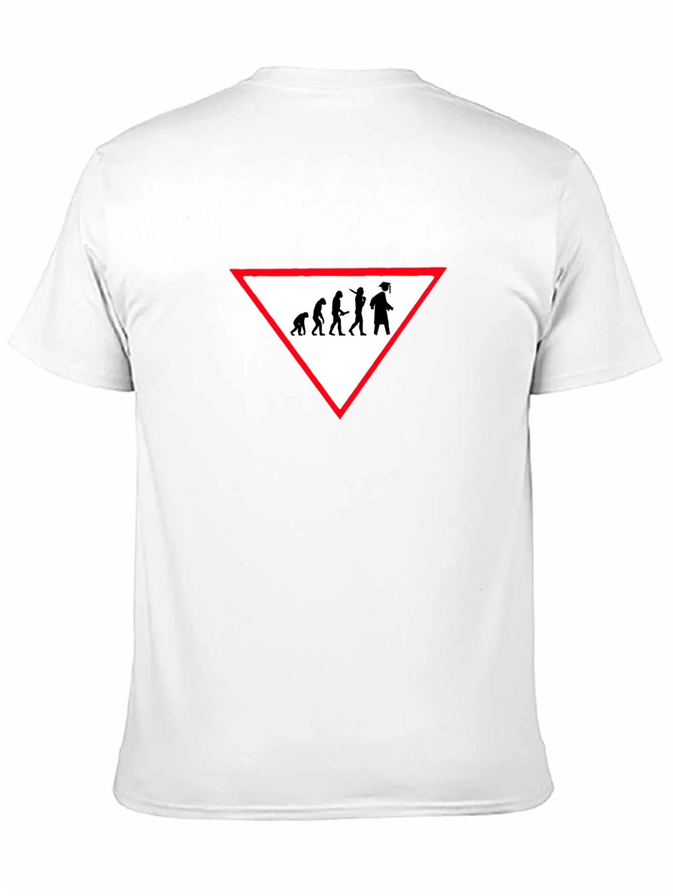 Evolution Graduation T-Shirt - Black Crew Neck