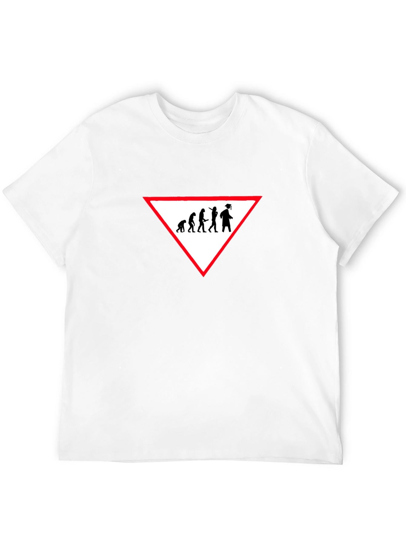 Evolution Graduation T-Shirt - Black Crew Neck