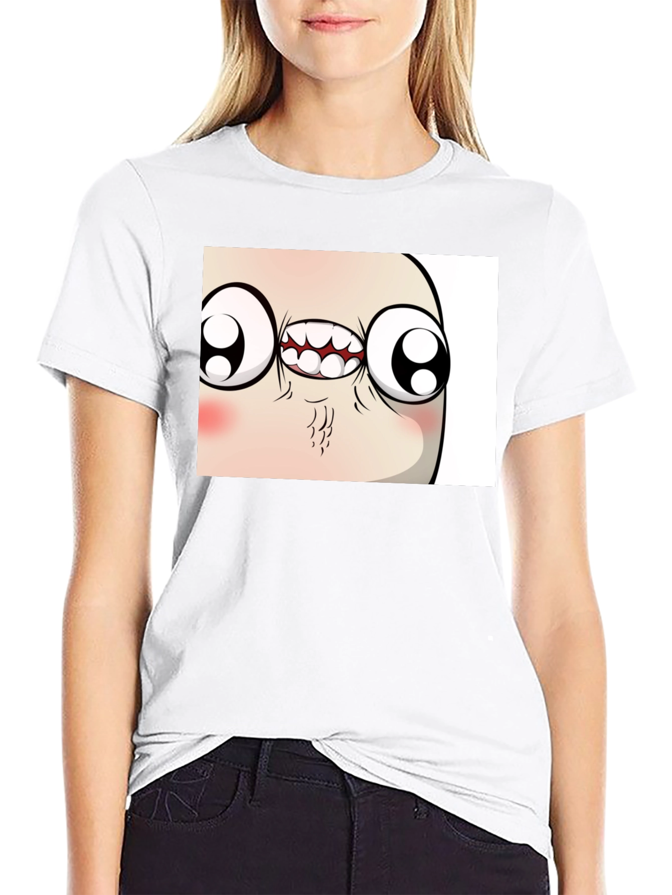 Troll Face Meme Graphic Tee - Funny Black T-Shirt