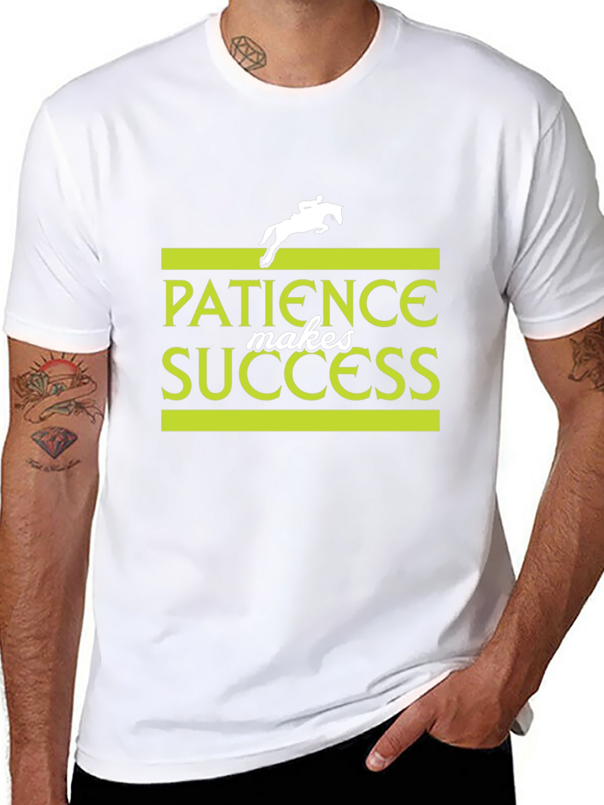 Patience Makes Success T-Shirt - Equestrian Design