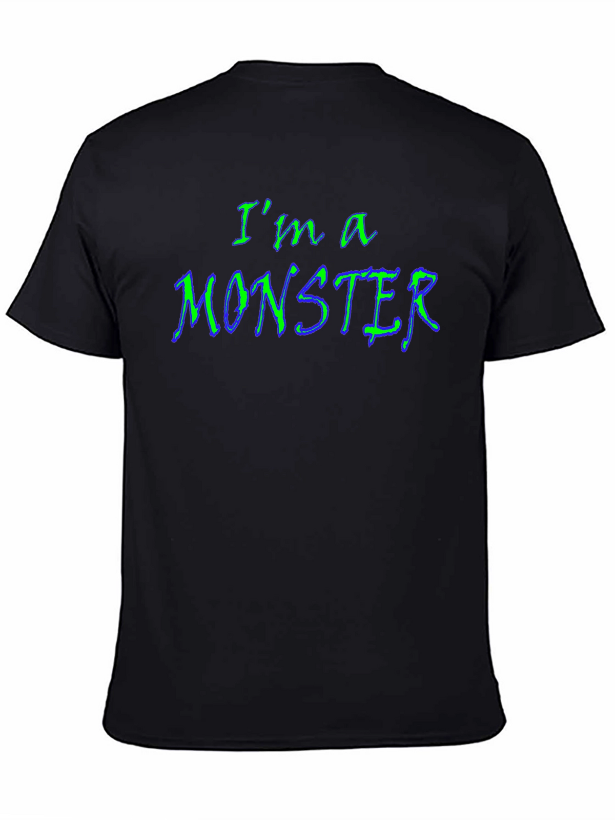 Im a Monster Graphic Tee - Black