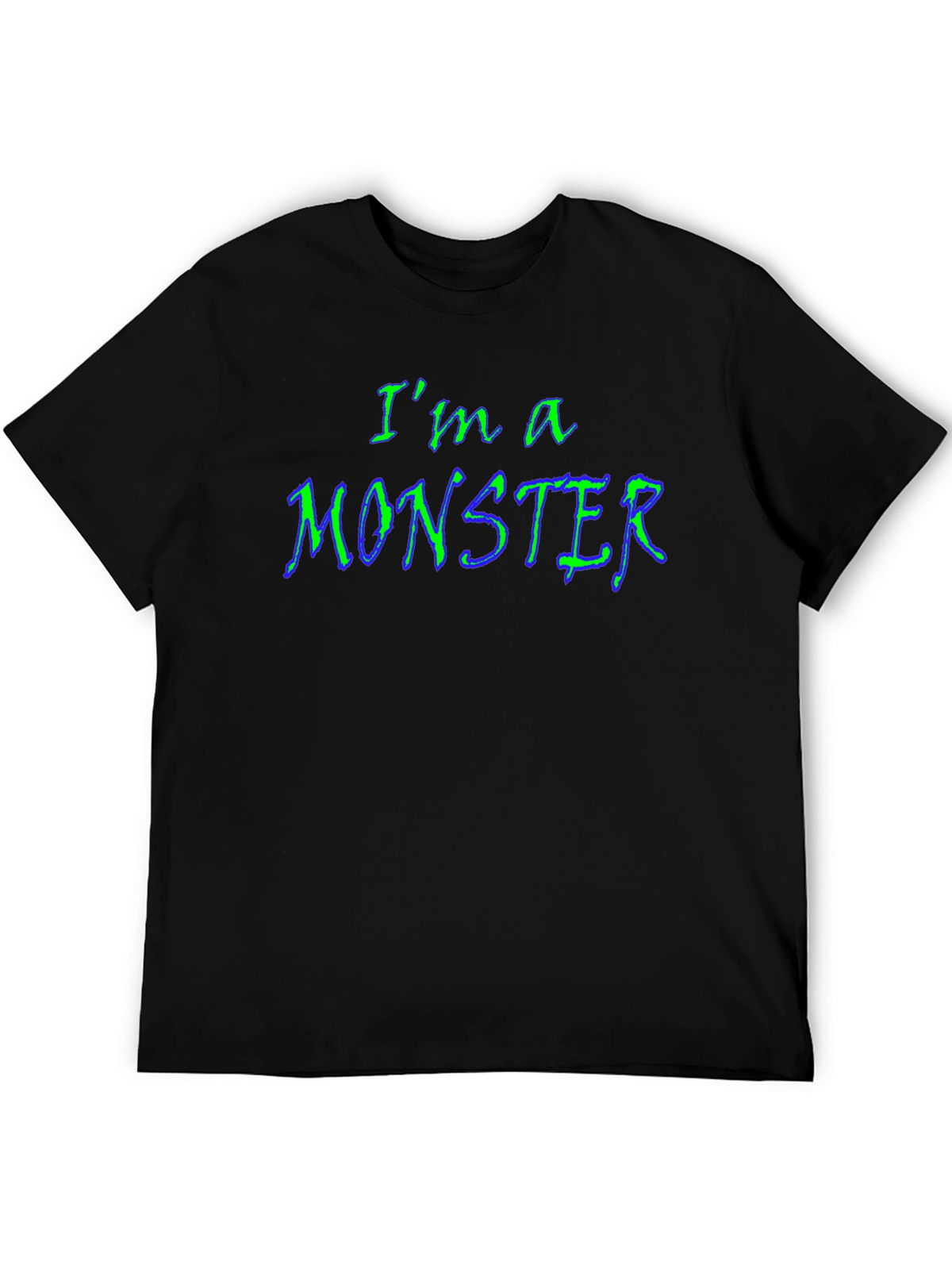 Im a Monster Graphic Tee - Black