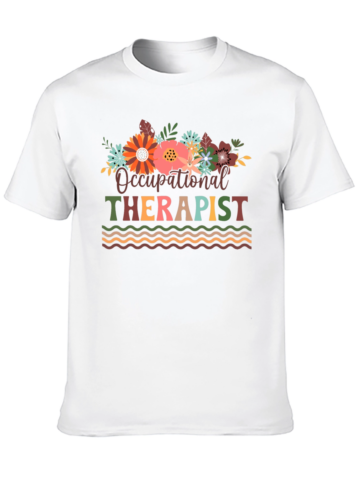 Occupational Therapist Floral T-Shirt