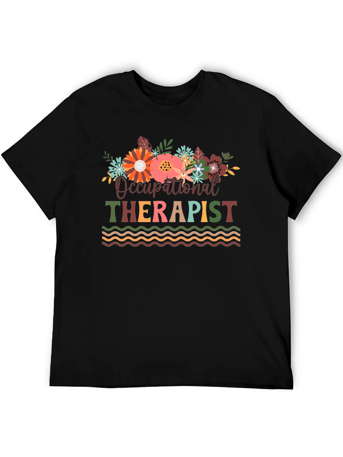 Occupational Therapist Floral T-Shirt