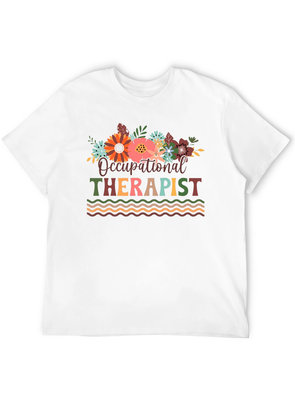 Occupational Therapist Floral T-Shirt