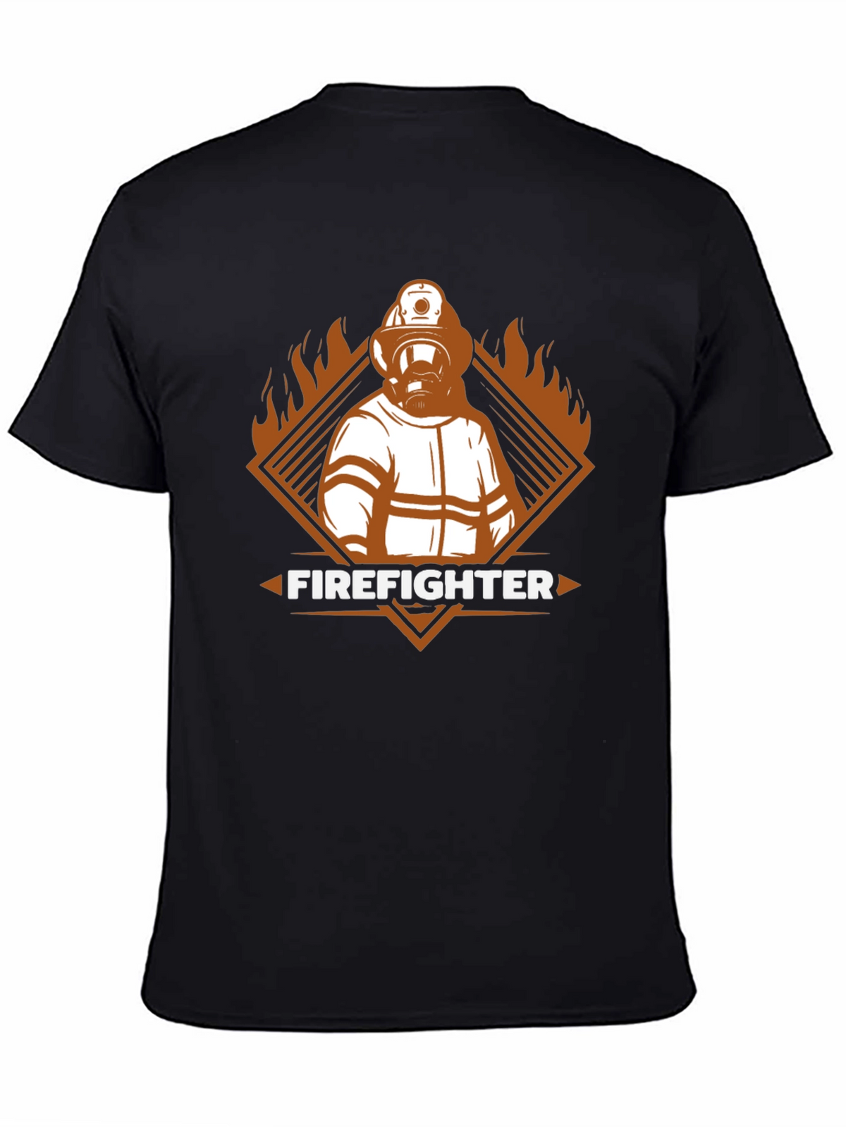 Firefighter Graphic Tee - Heroic Design T-Shirt