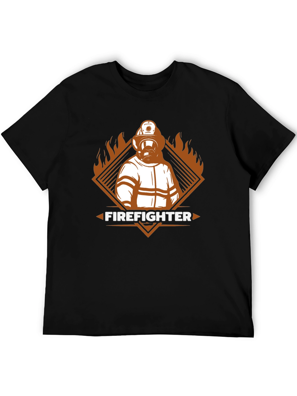 Firefighter Graphic Tee - Heroic Design T-Shirt