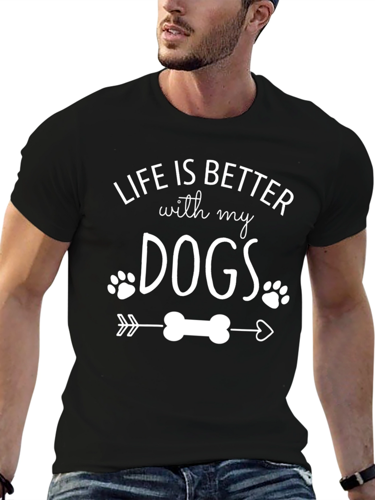 Life is Better with My Dogs T-Shirt
