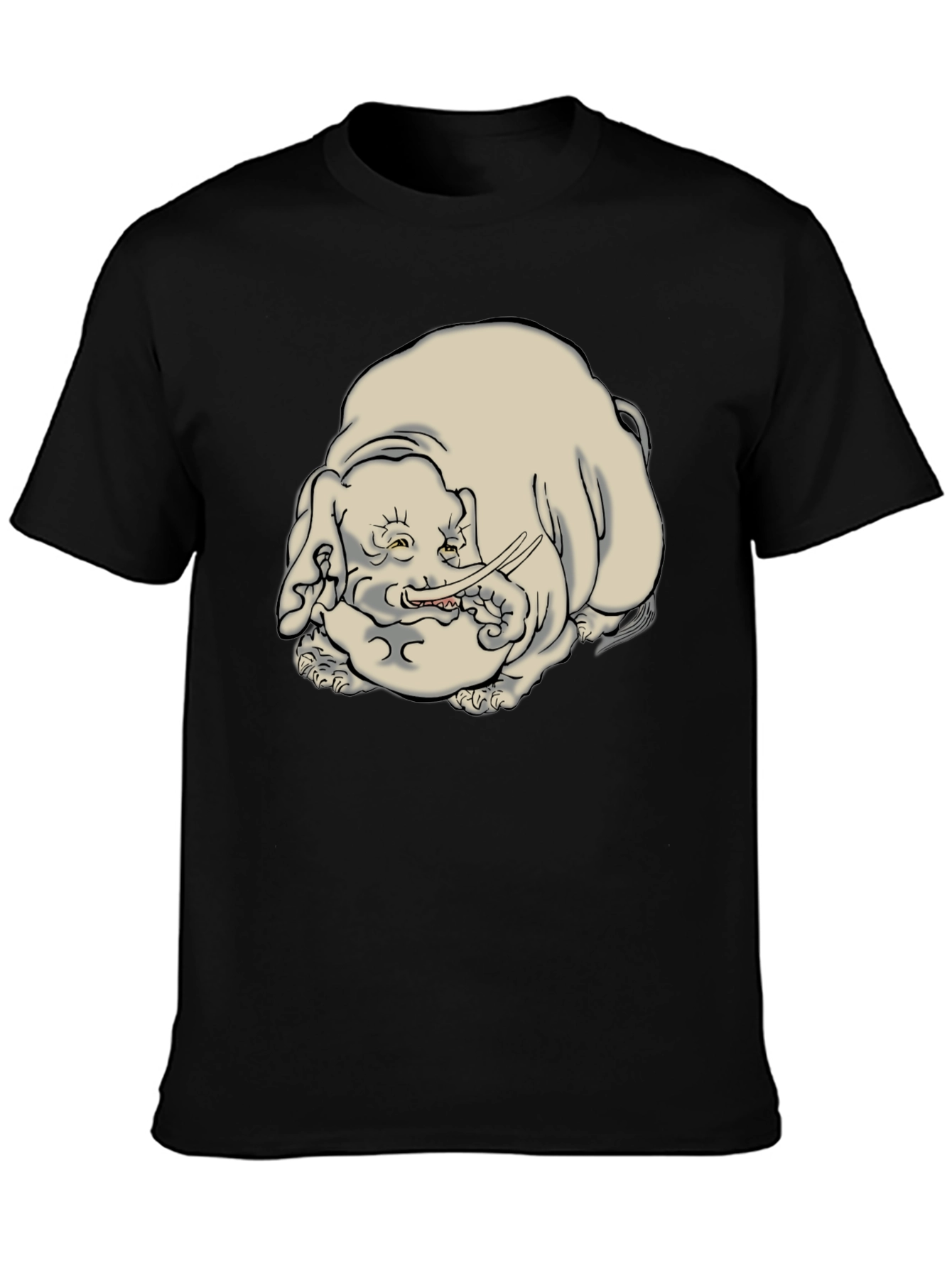 Elephant Graphic Tee - Unique Artistic Design
