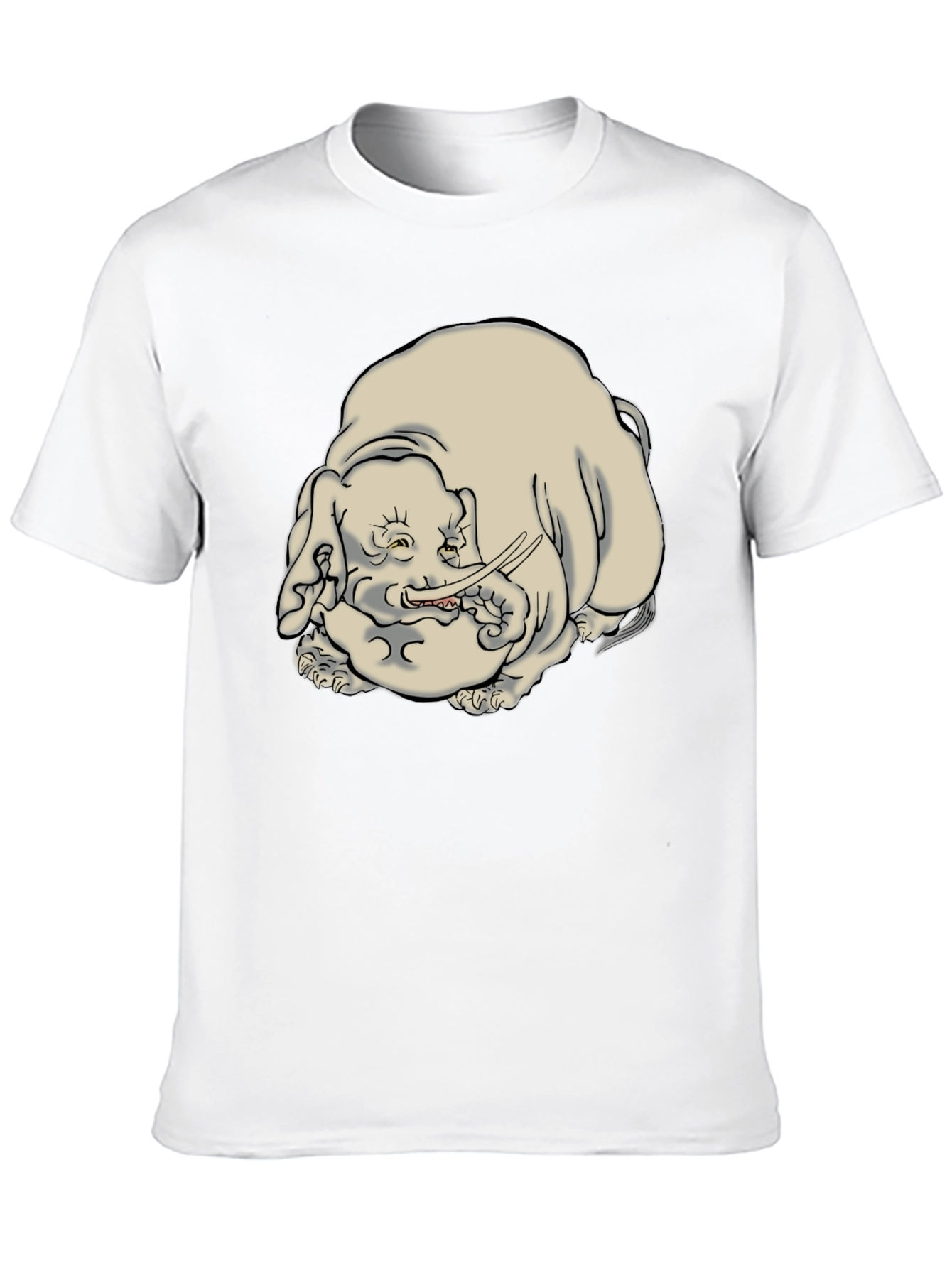 Elephant Graphic Tee - Unique Artistic Design
