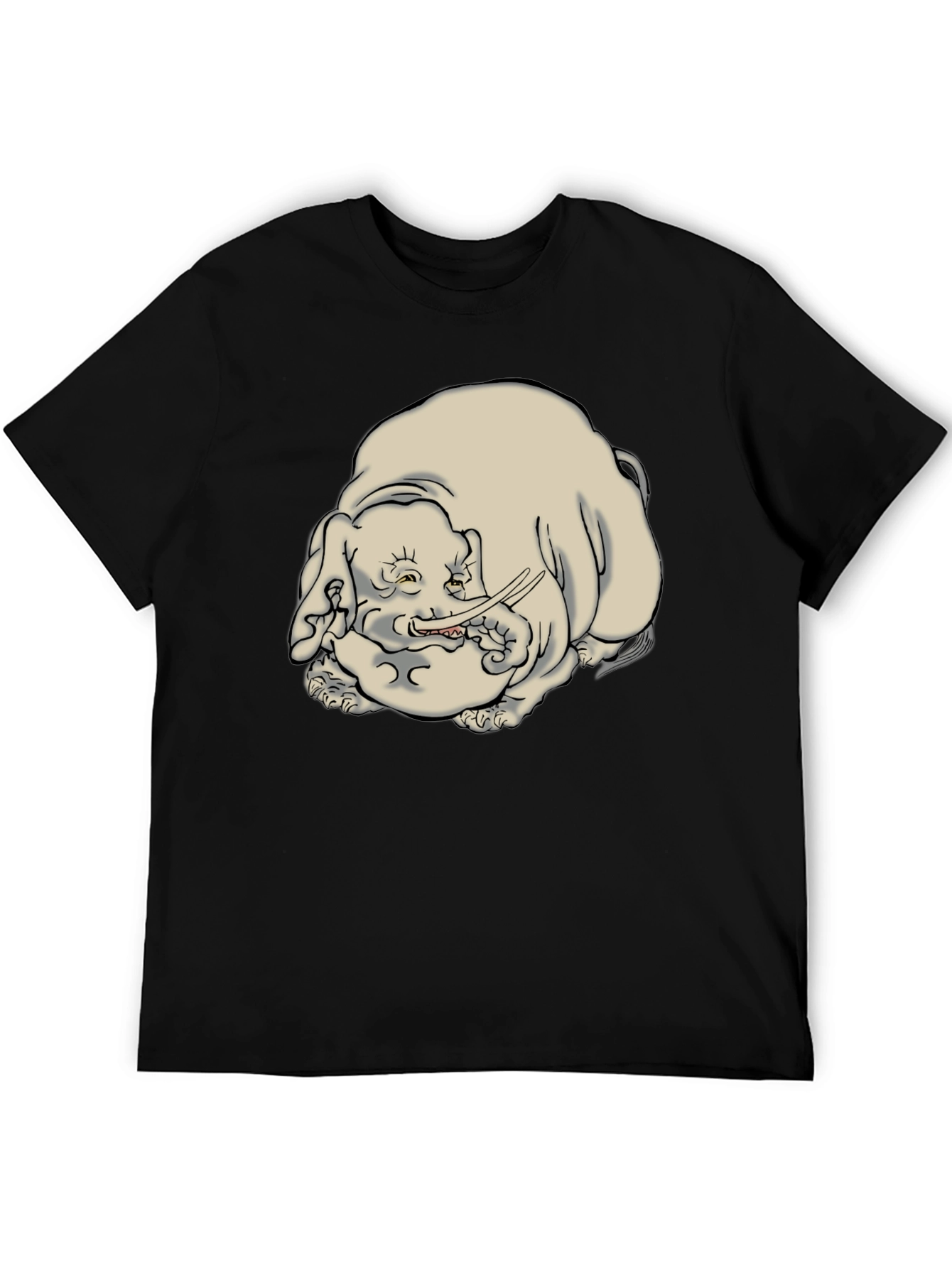 Elephant Graphic Tee - Unique Artistic Design