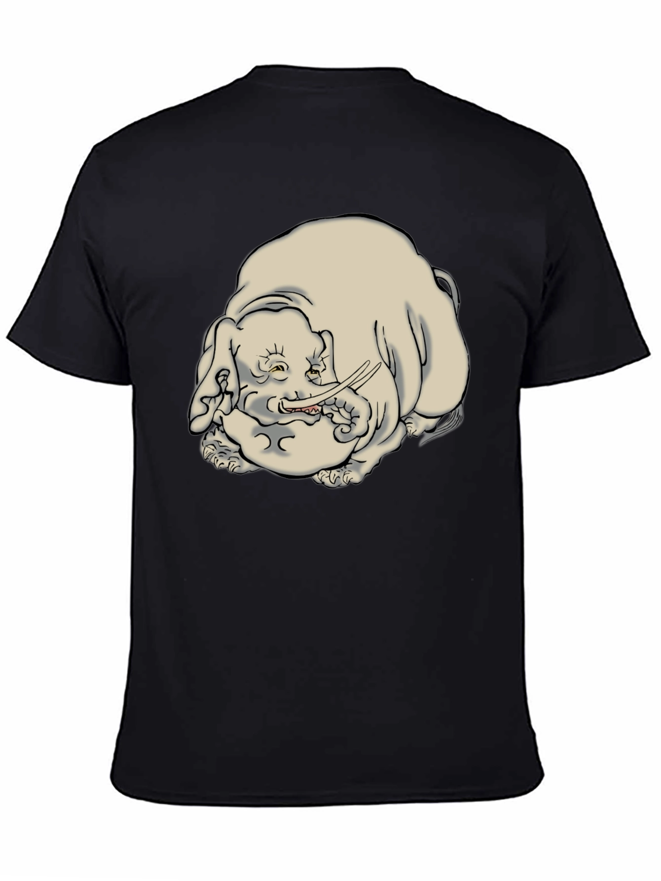 Elephant Graphic Tee - Unique Artistic Design