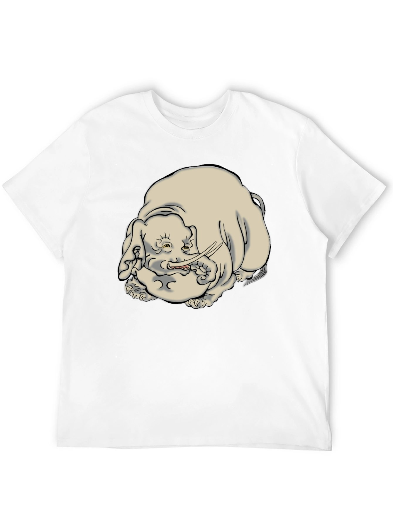 Elephant Graphic Tee - Unique Artistic Design