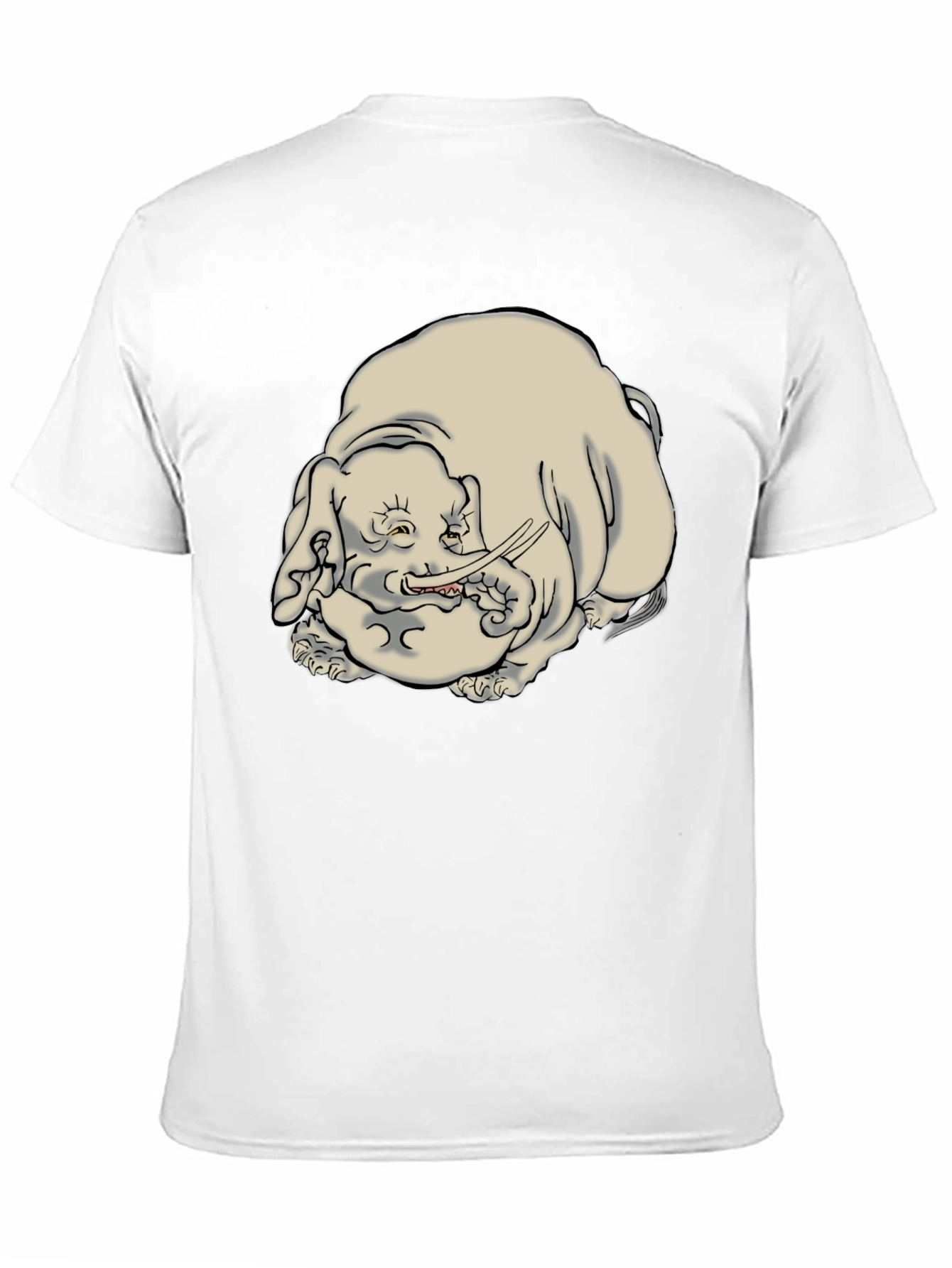 Elephant Graphic Tee - Unique Artistic Design