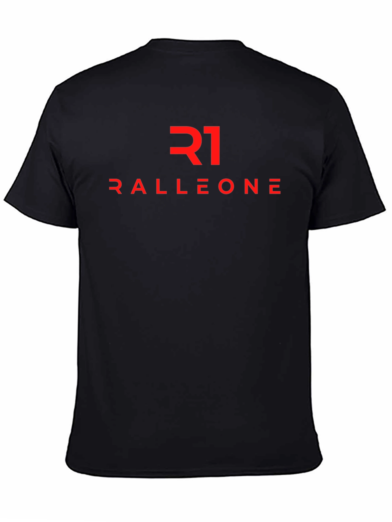 Ralleone Graphic Tee - Stylish Black Cotton T-Shirt