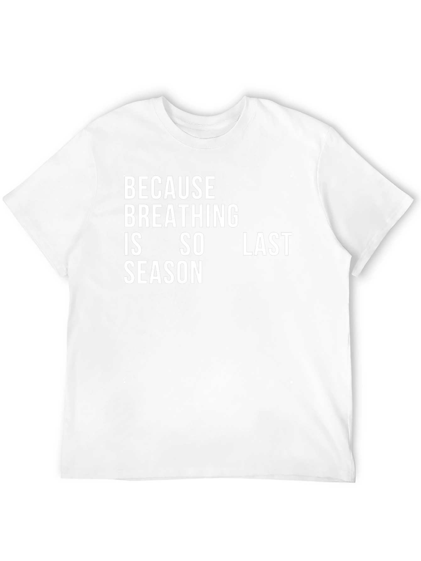 Breathing is So Last Season Black T-Shirt