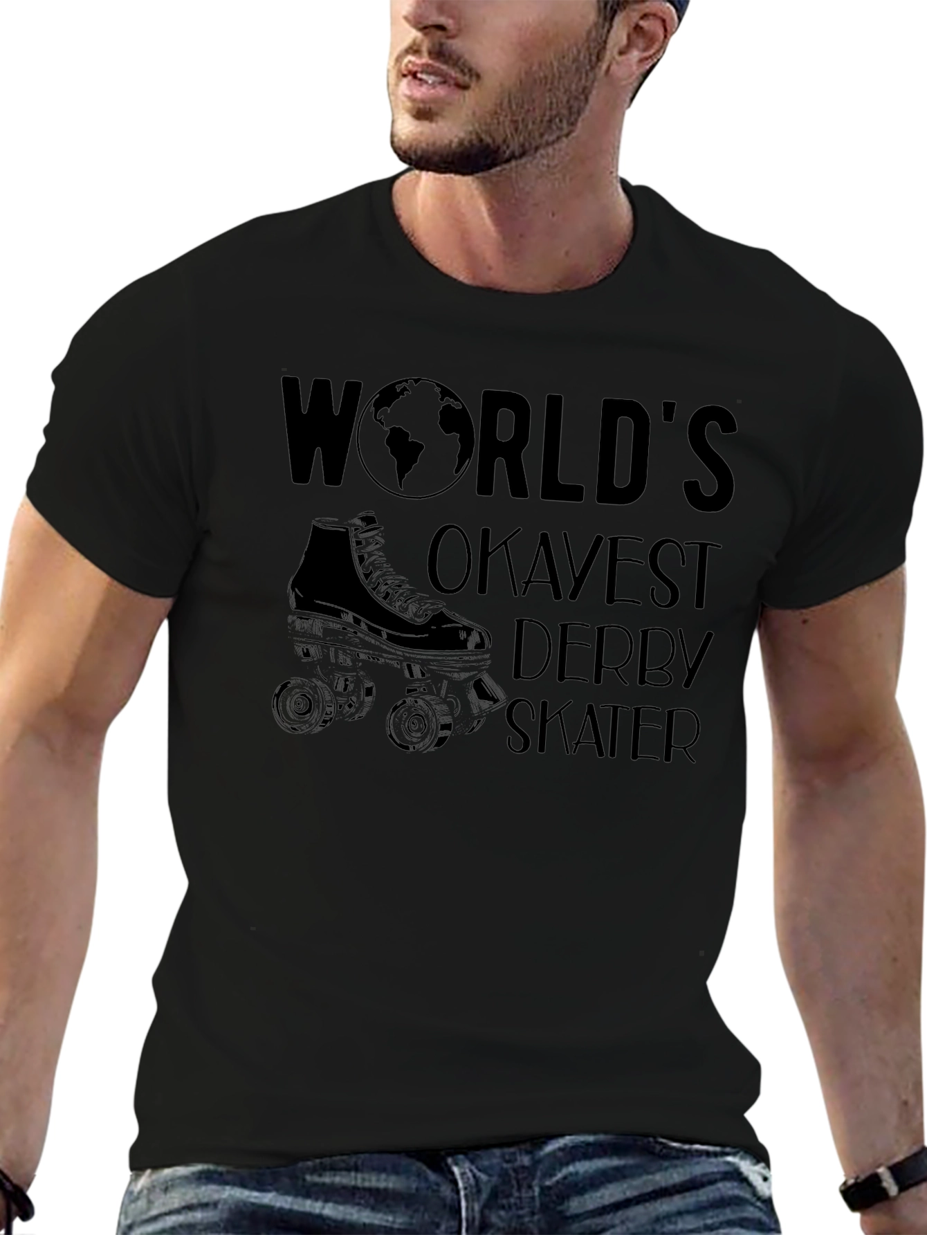 Worlds Okayest Derby Skater T-Shirt