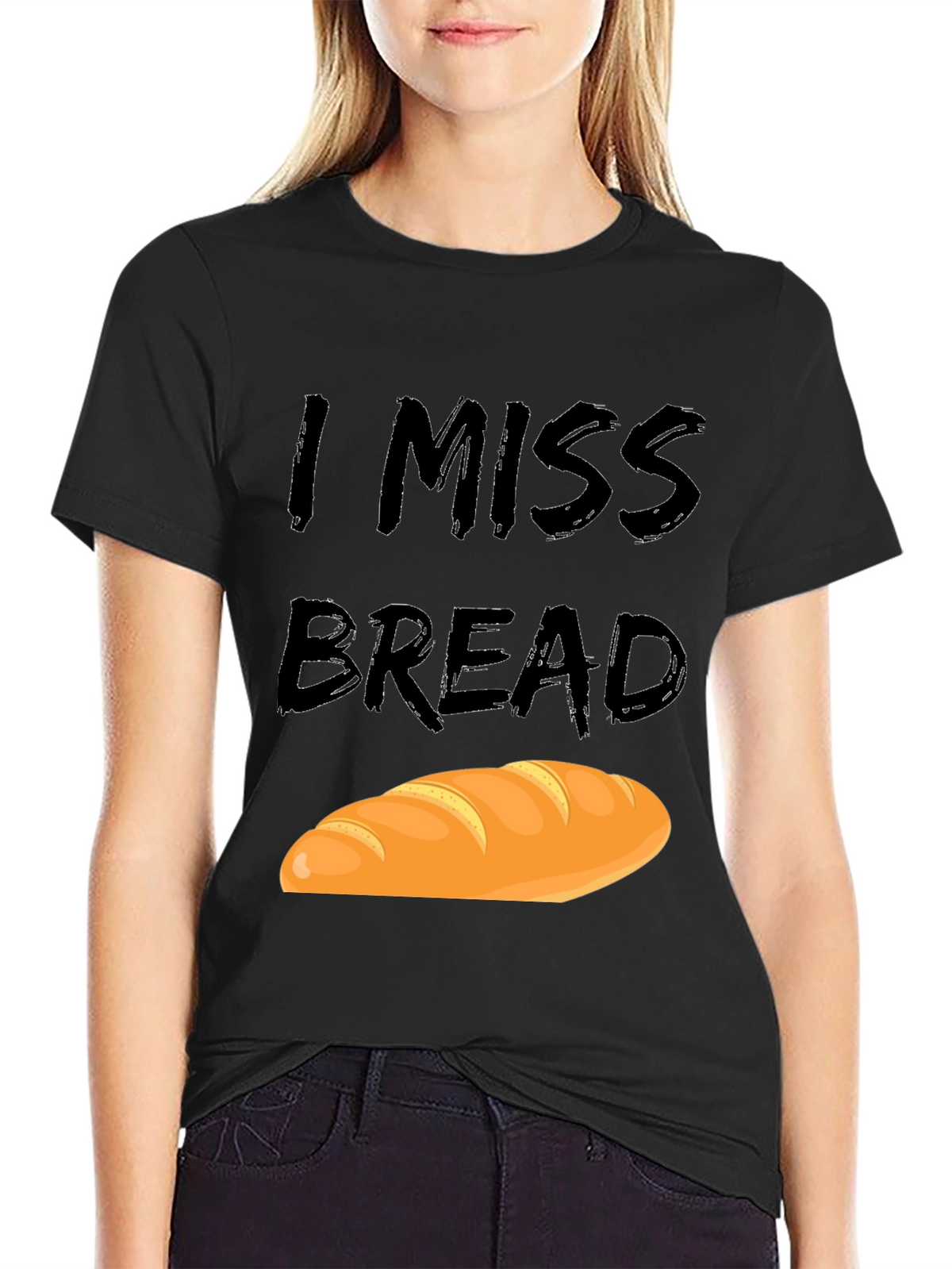 I Miss Bread Funny Food T-Shirt