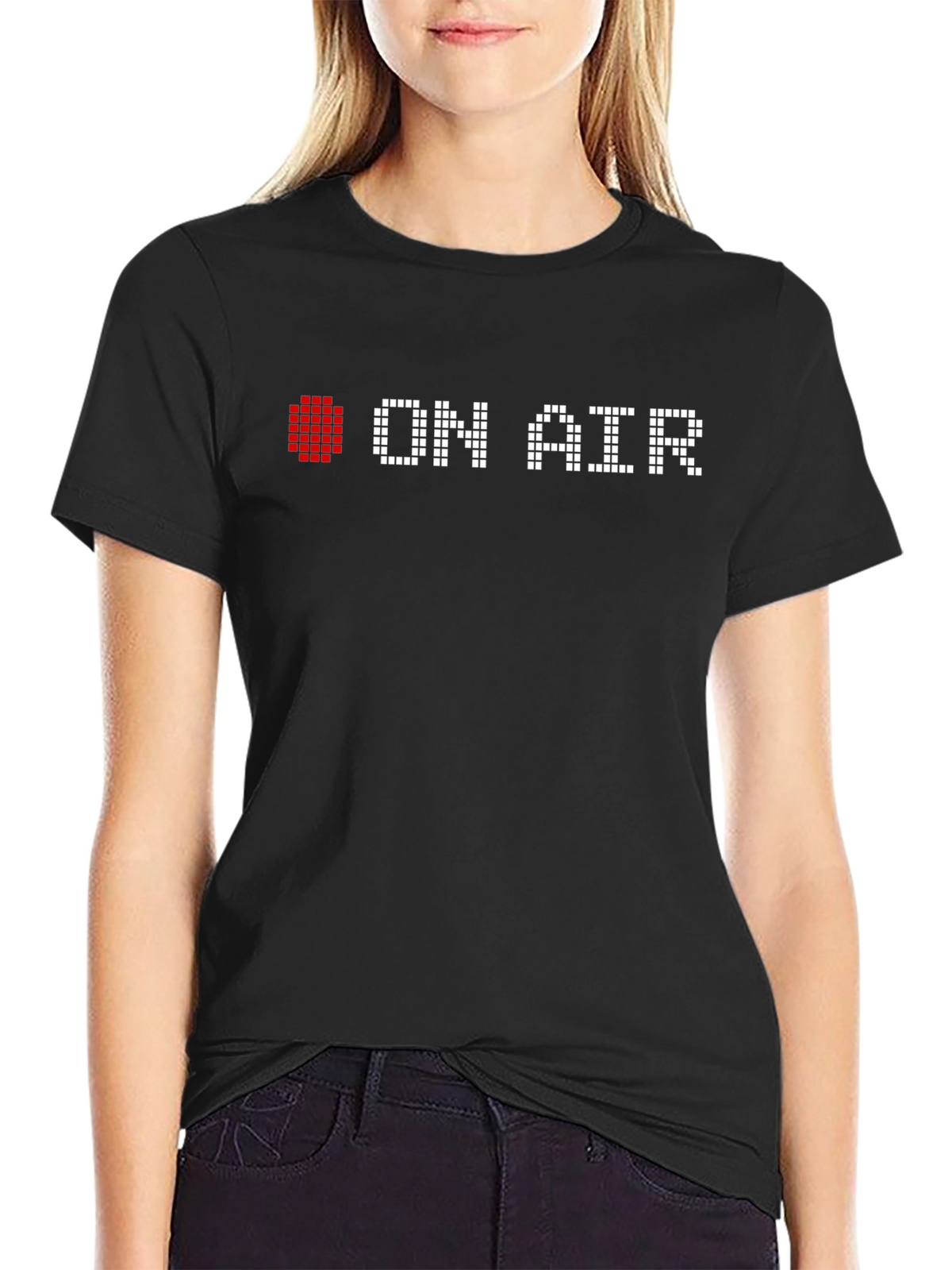 On Air Pixel Art T-Shirt - Black