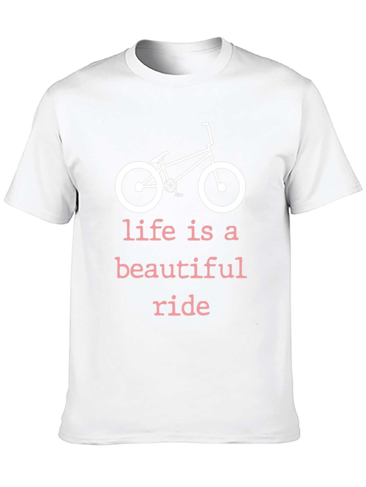 Life is a Beautiful Ride Bike Graphic T-Shirt